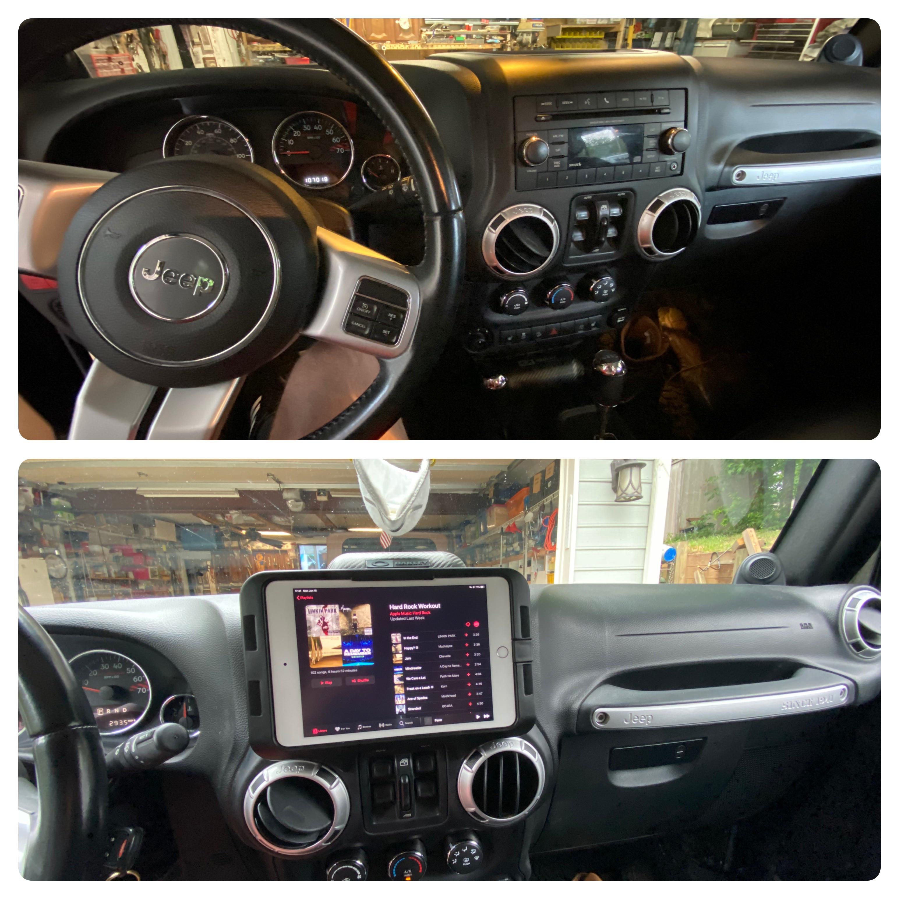 Carrichs iPad Mini Mount. r/Jeep