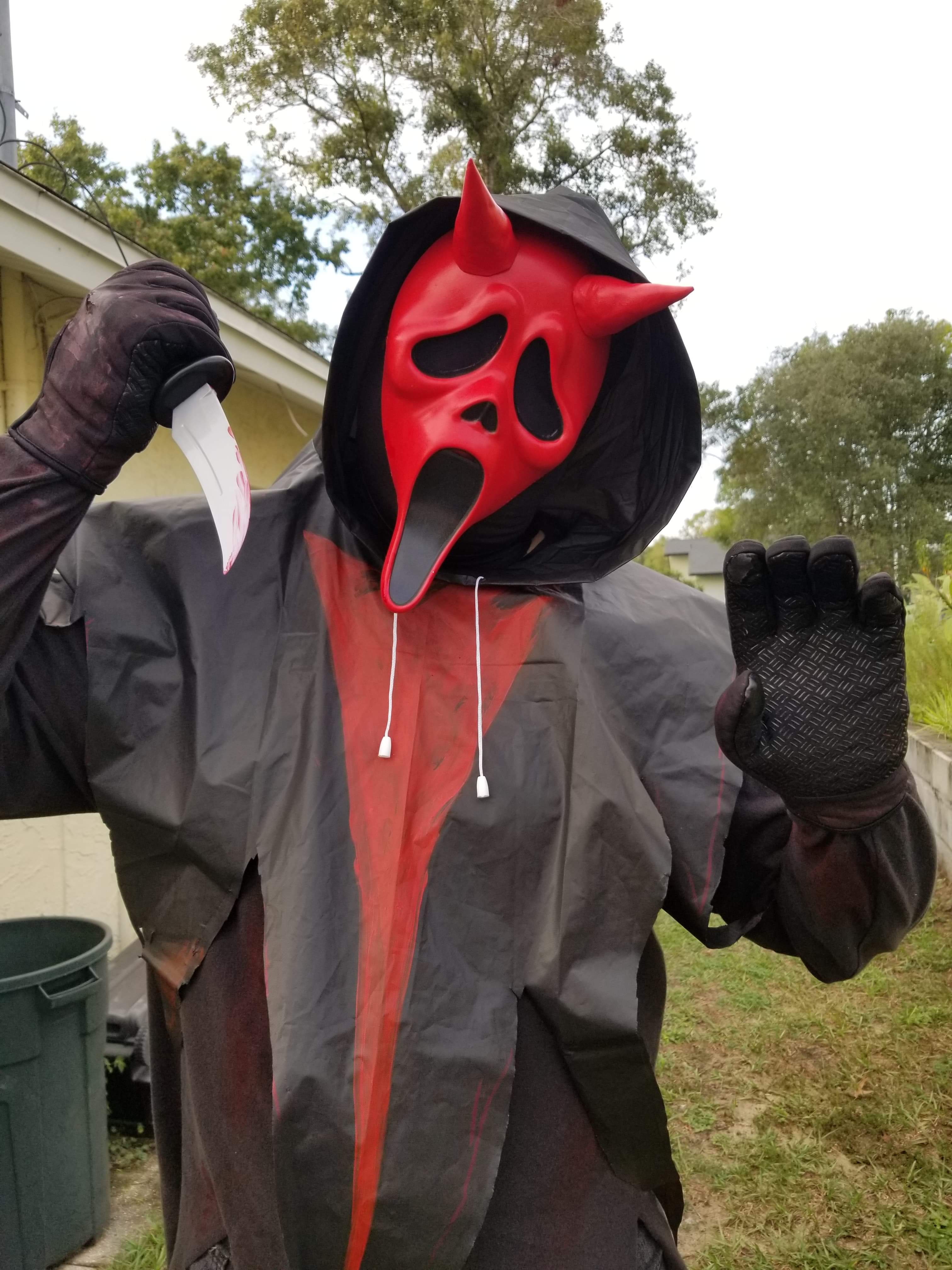 My Halloween costume this year was Devilface r/deadbydaylight