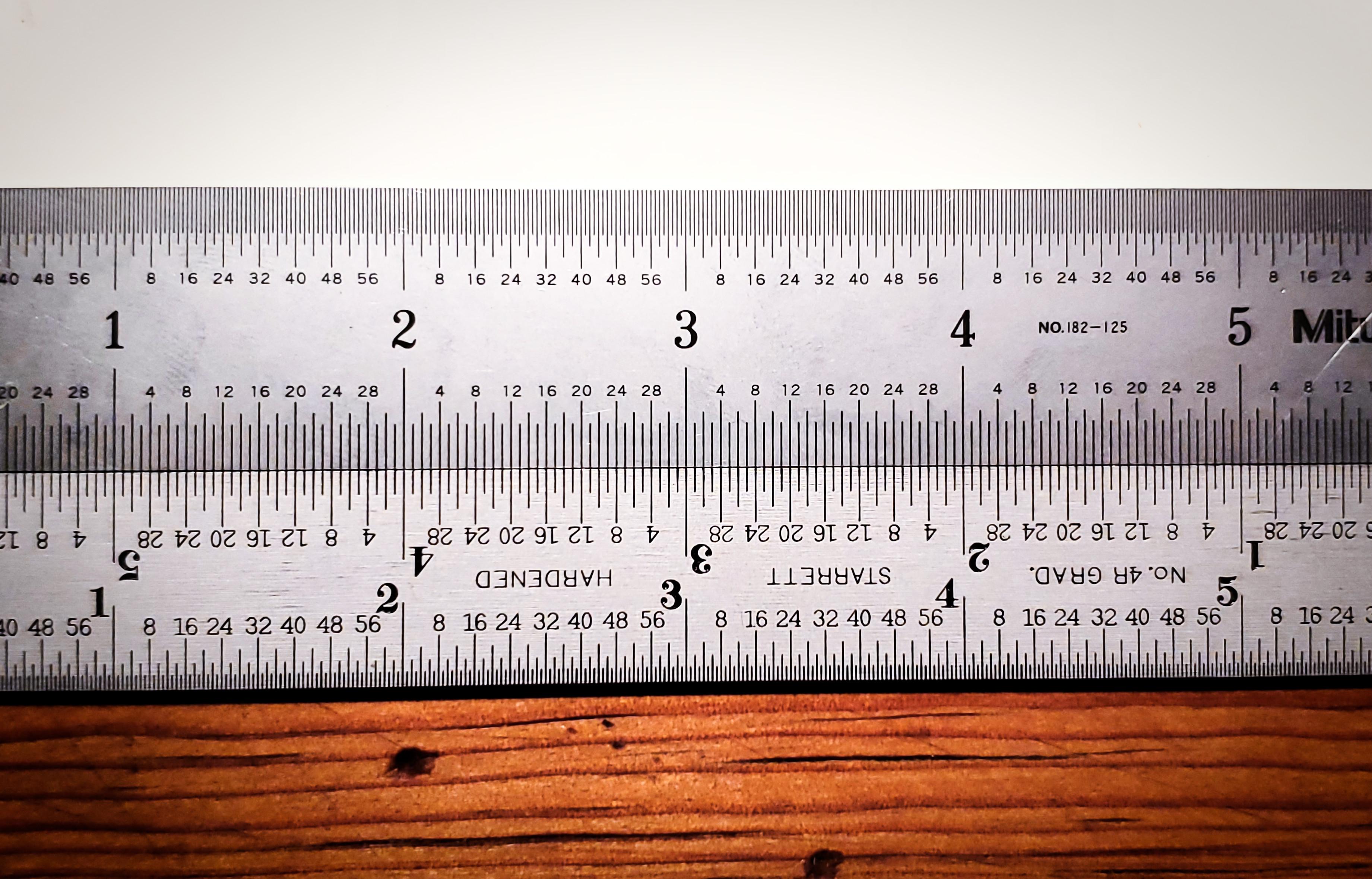 How perfectly my two metal rulers line up. r/interestingasfuck