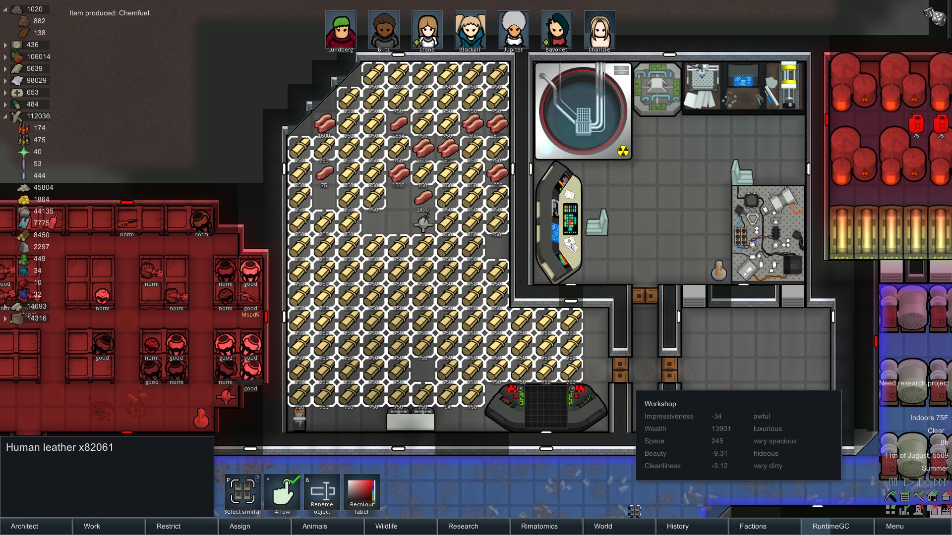 3,282 potential hats r/RimWorld