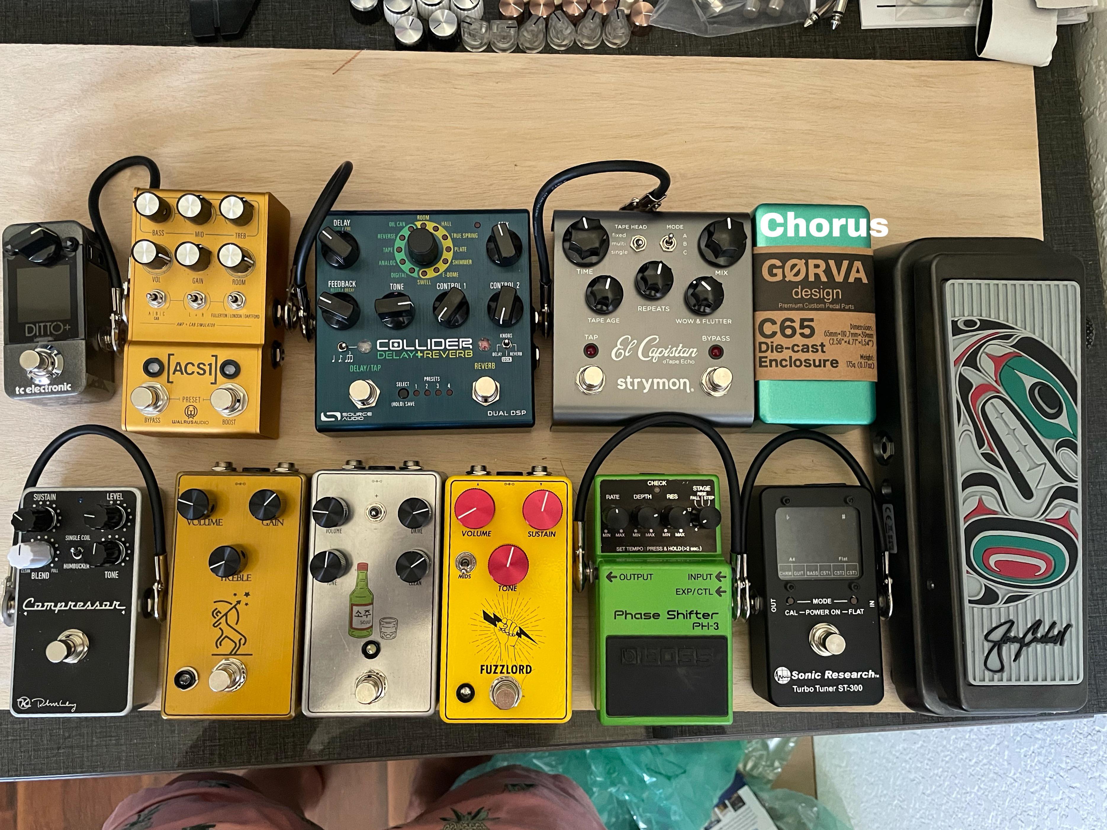 Need help with signal chain and pedal board build r/guitarpedals