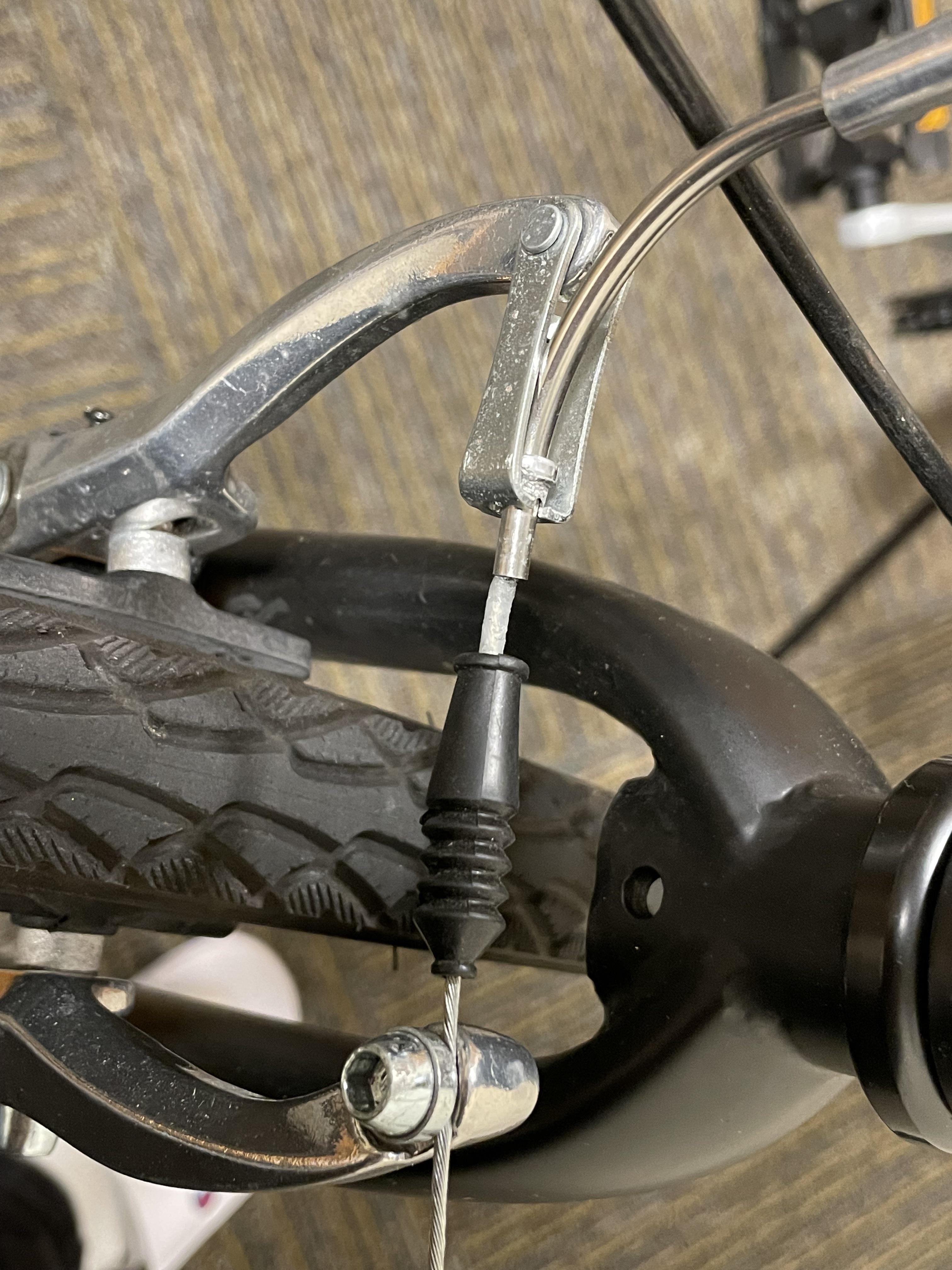Brake Cable slipped out of holding? Applying front brake is very loose