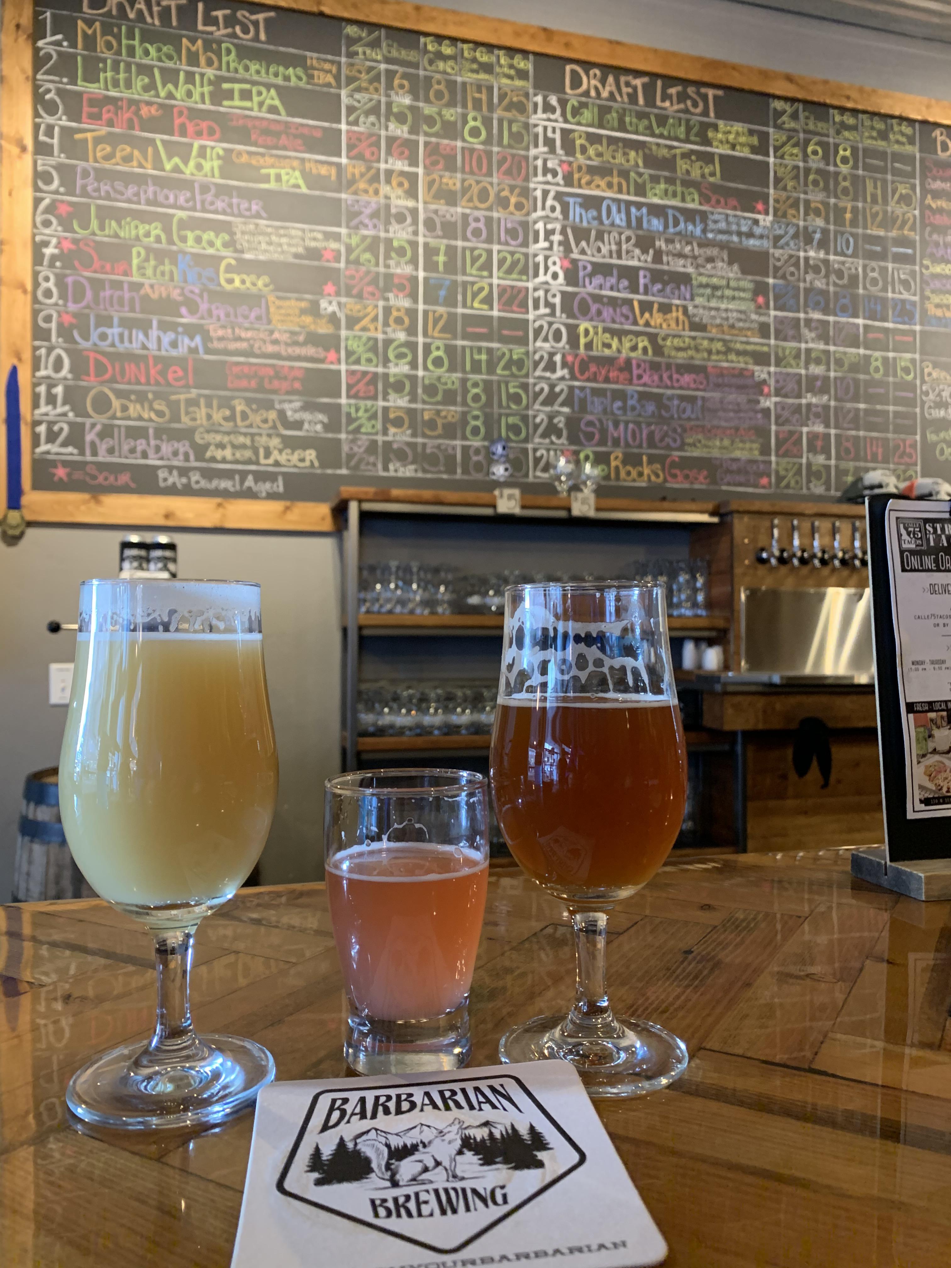 Great Beers at Barbarian Brewing Boise, ID r/CraftBeer
