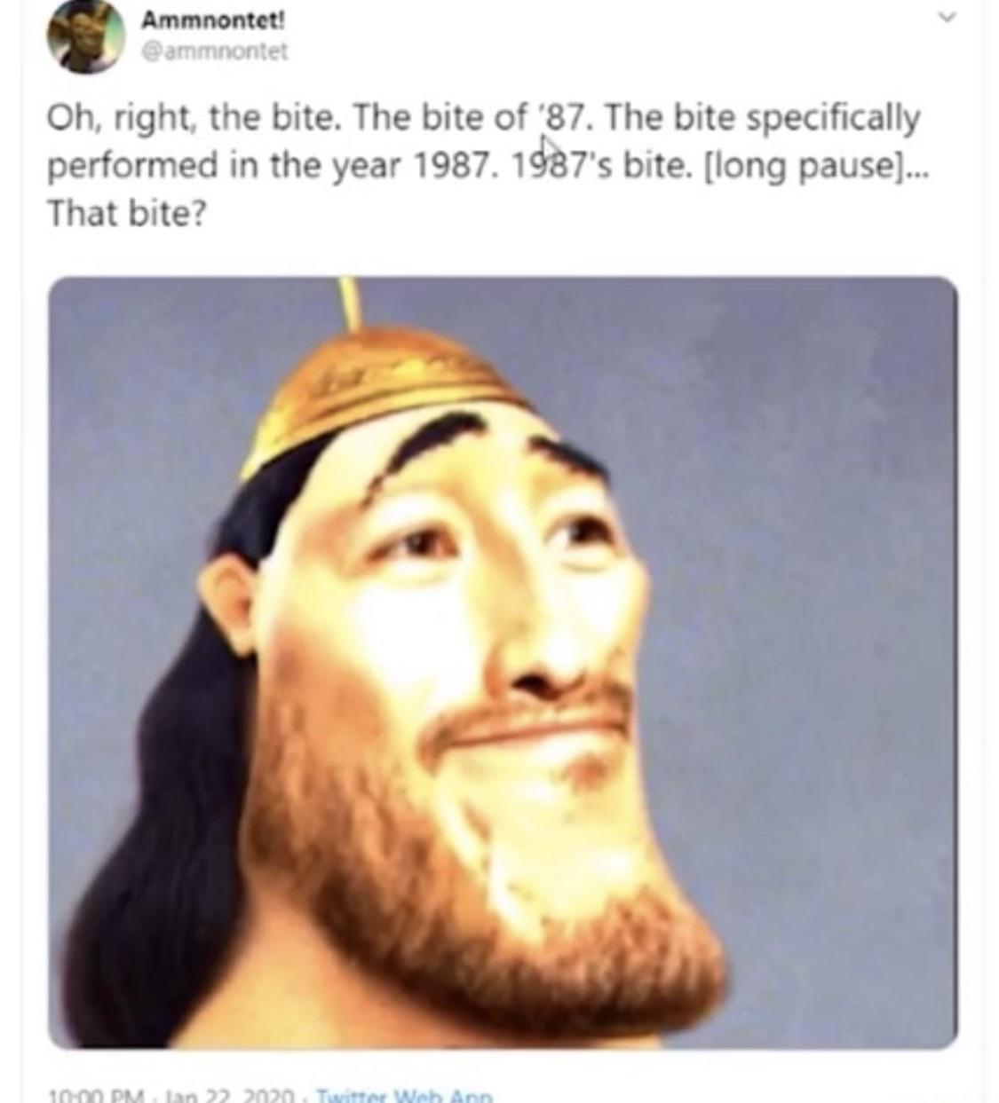 Was that the bite of ‘87? Markiplier