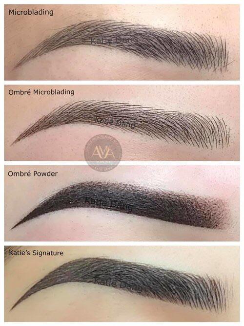 FYI here are the different types of brows, many are posting powder