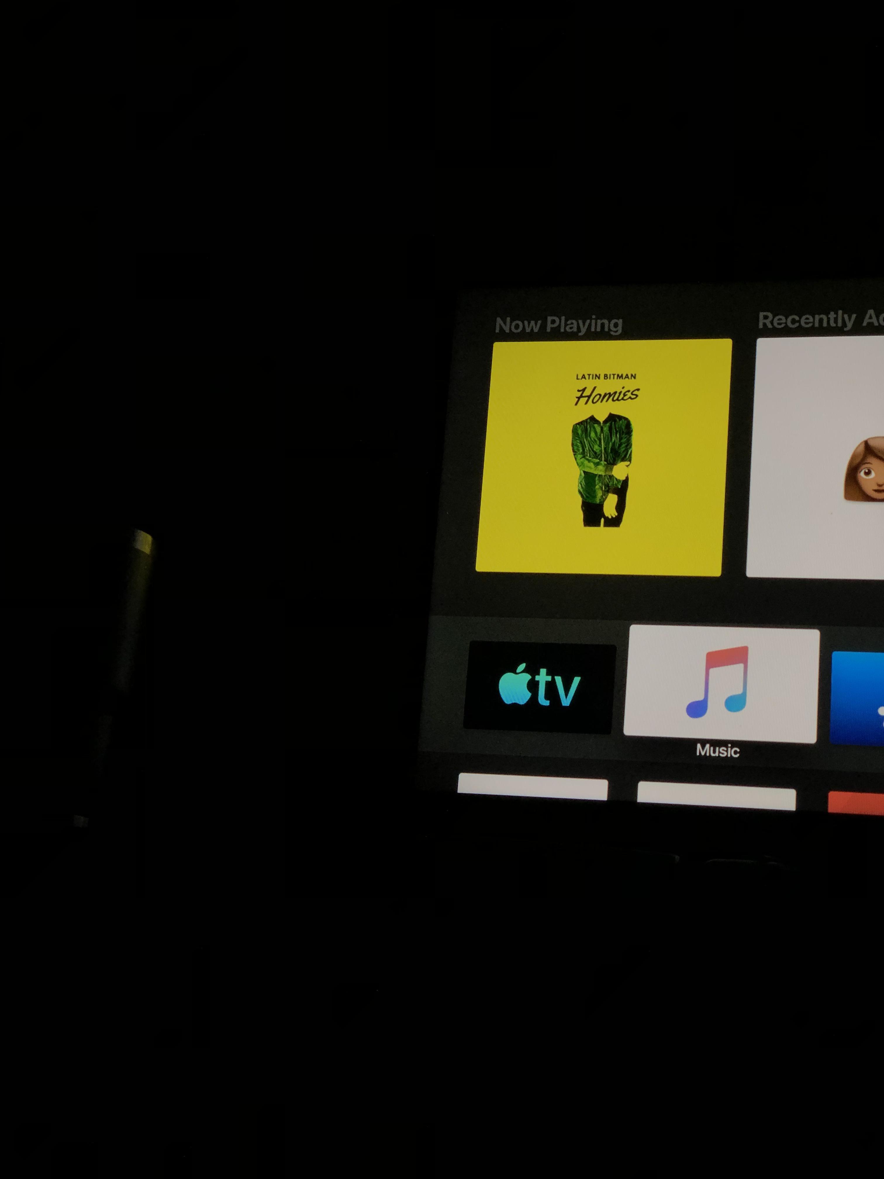 How to turn off my tv with the Apple TV controller, it works when