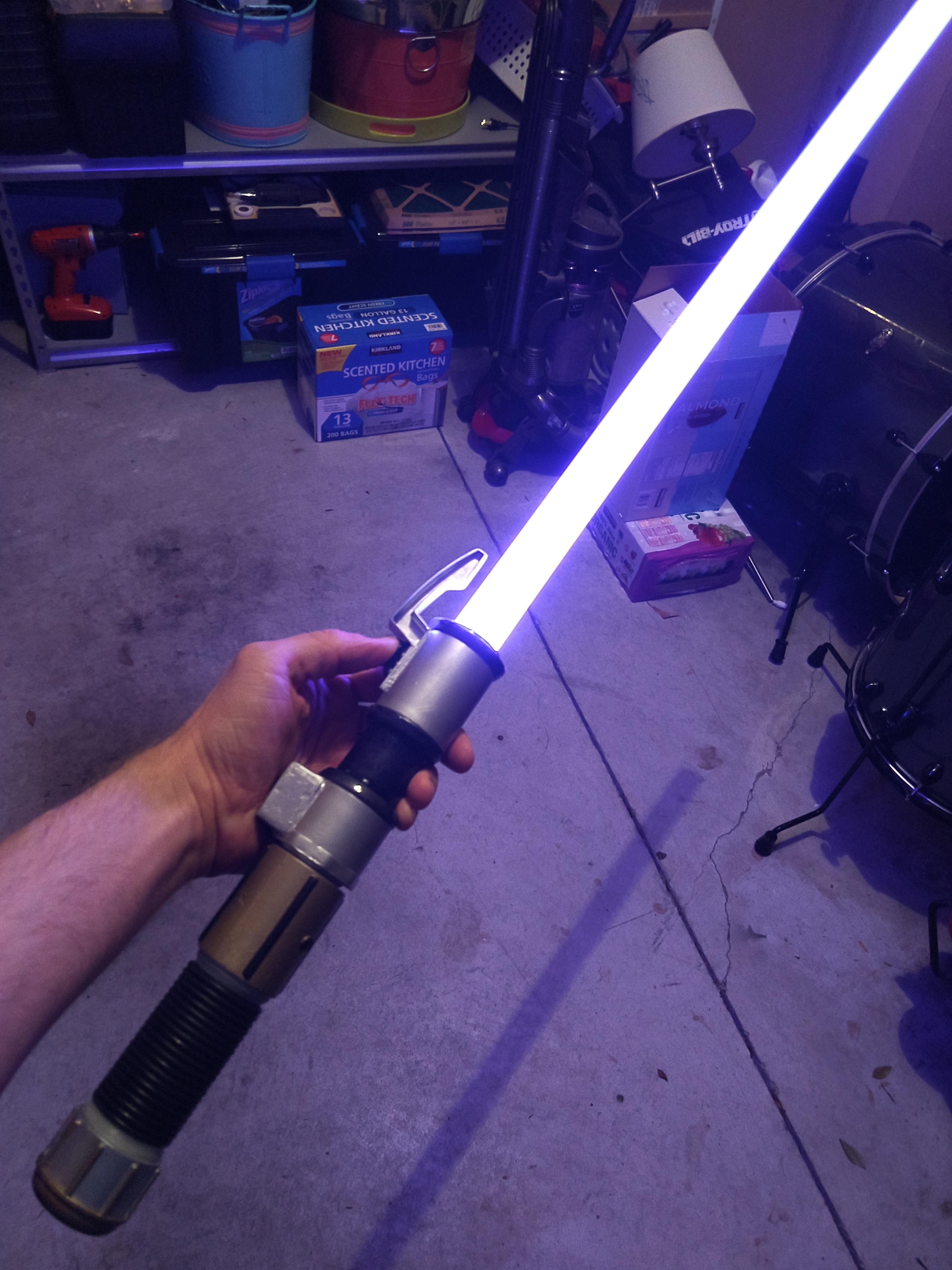 My very first PVC build is finally complete! r/lightsabers