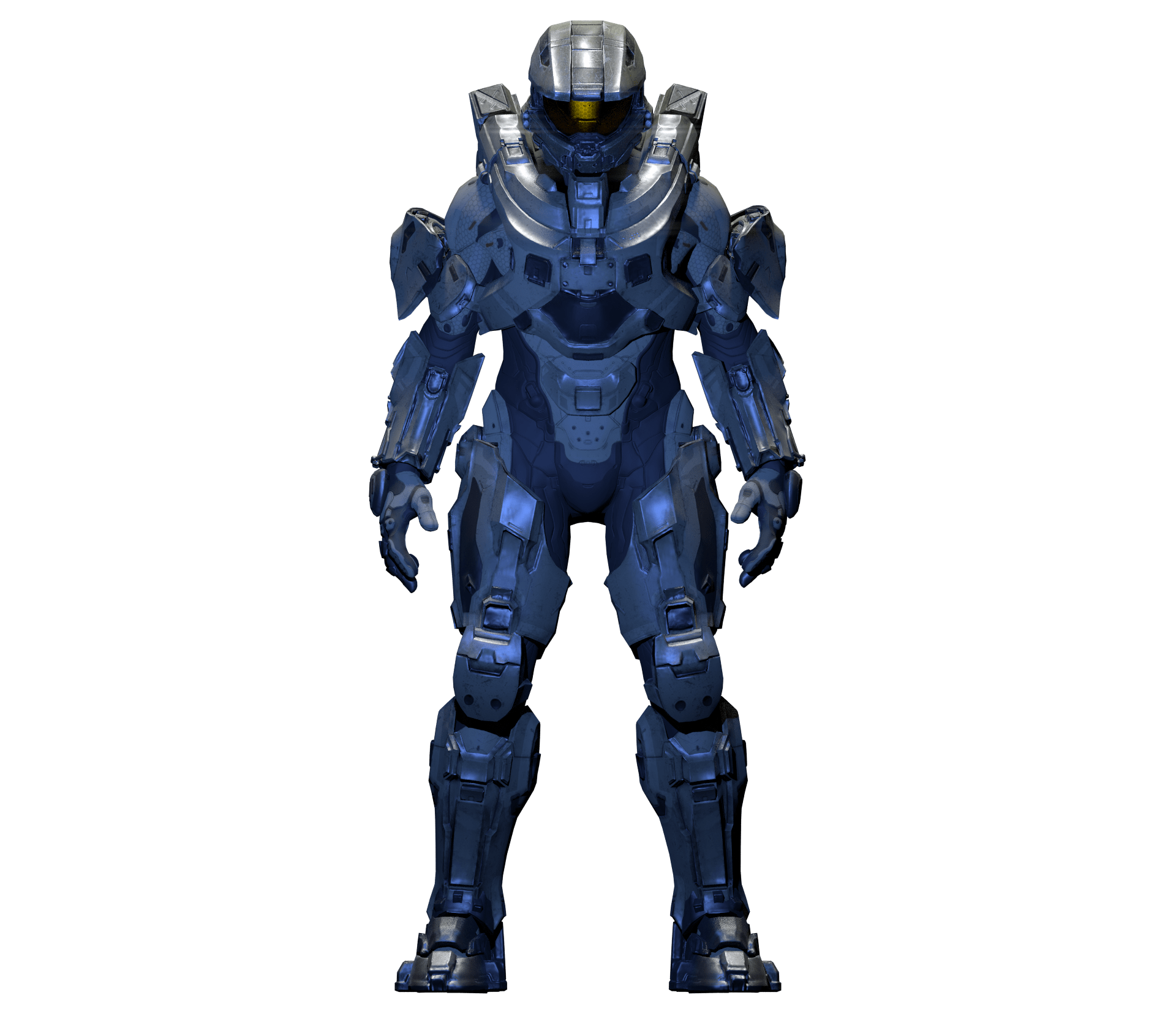 Blue Glow [My Halo 5 Render] r/halo