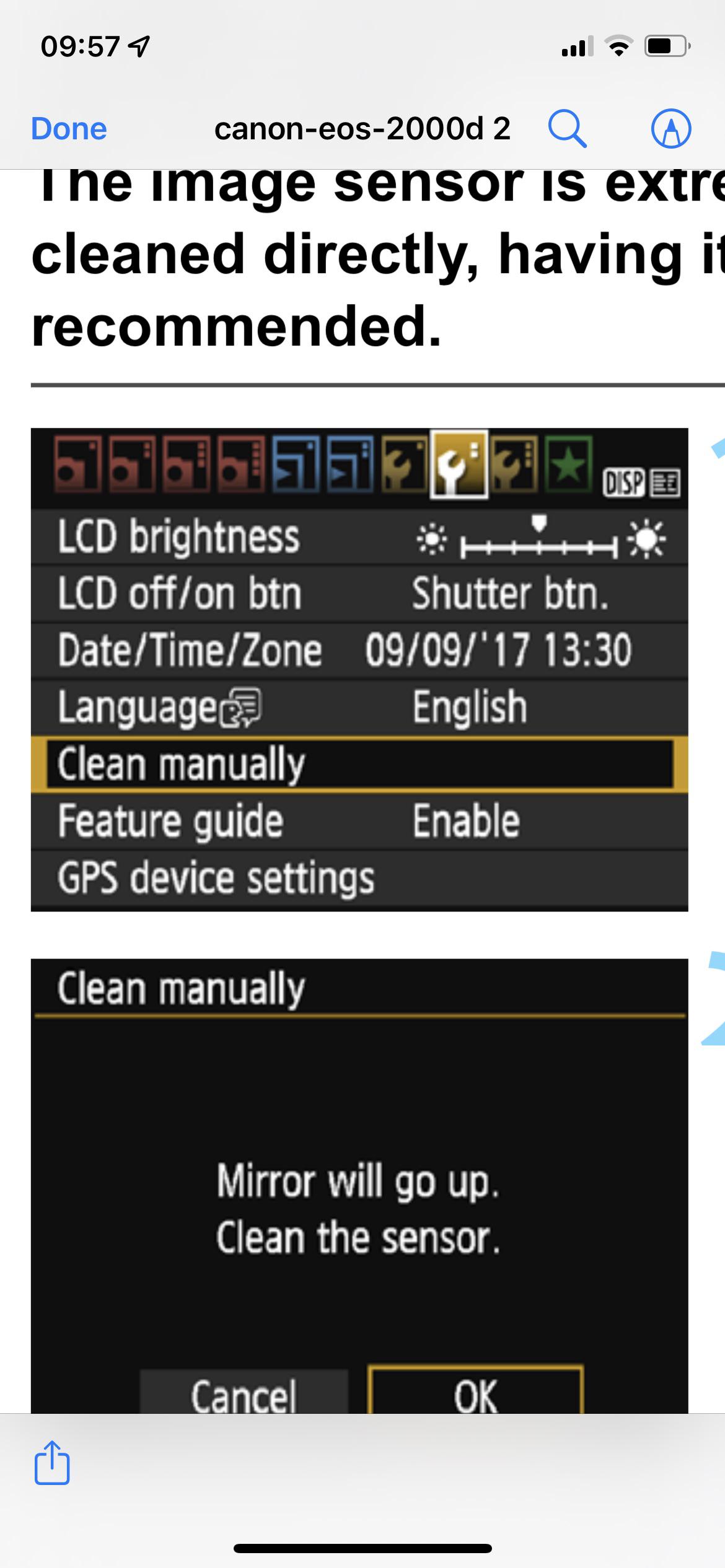 Why doesn’t my EOS 2000D have this option in the menu? : r/canon