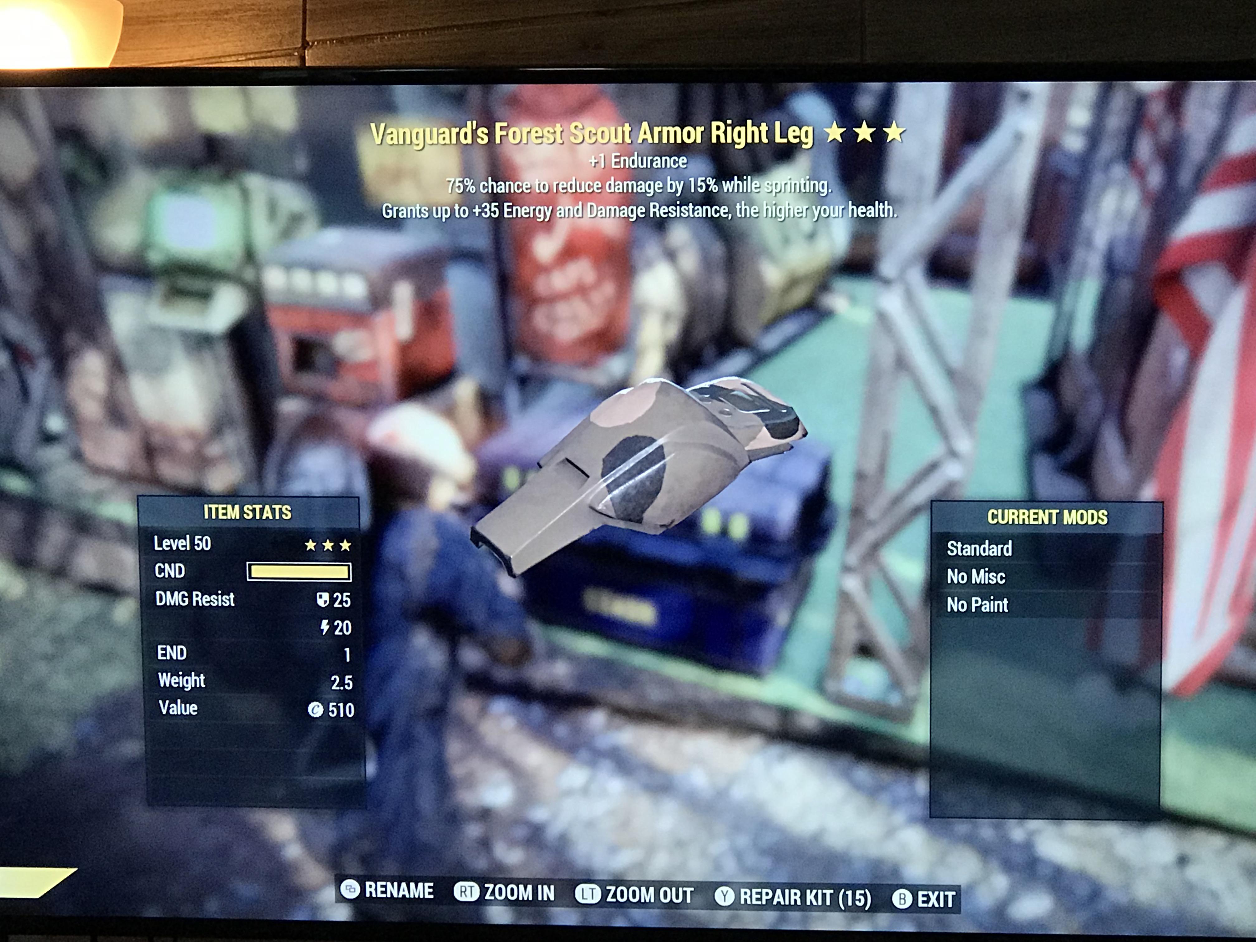 [XB1] H Vanguard Cavalier FSA Right Leg W Caps r/Market76