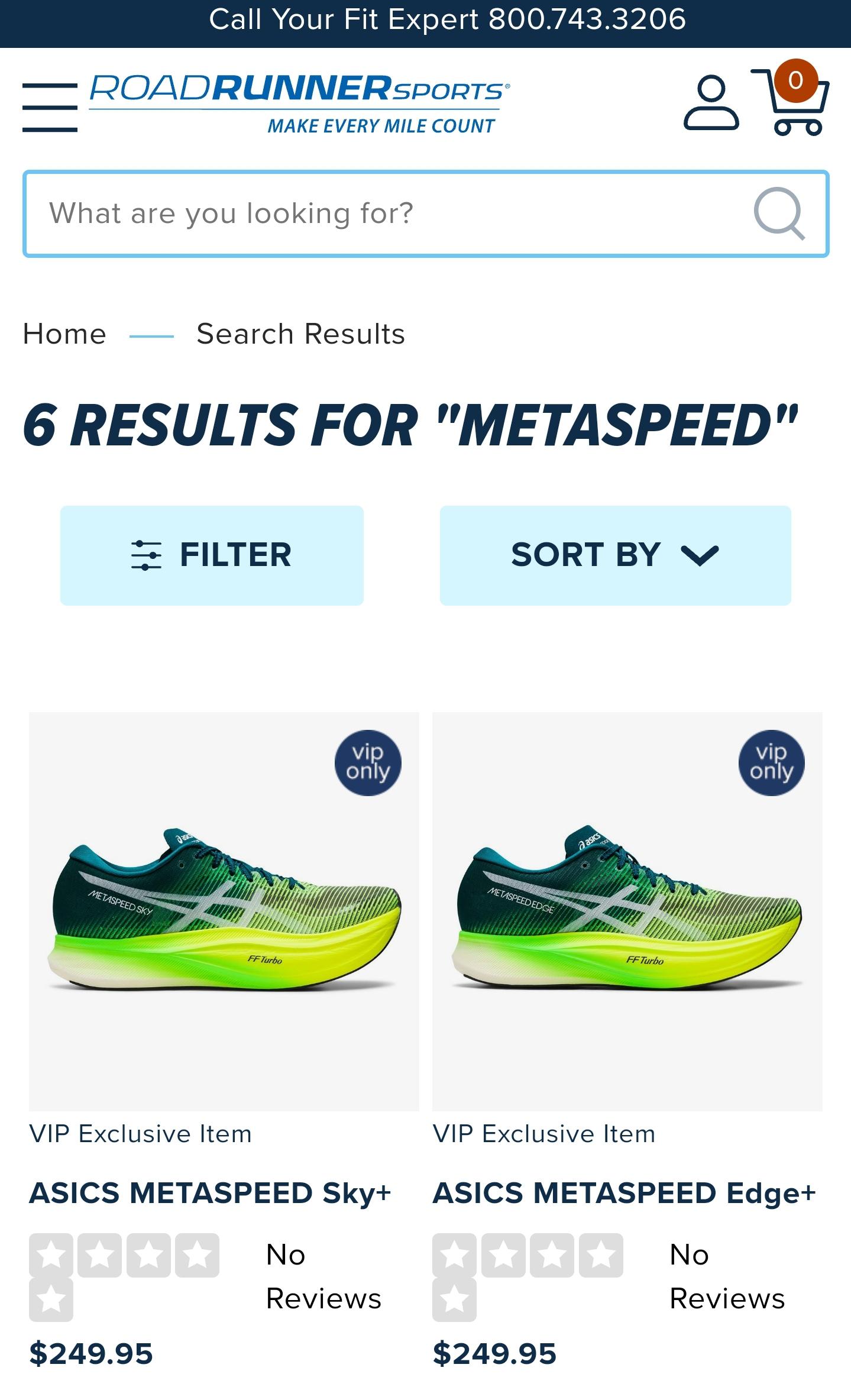 metaspeed sky+ and edge+ available at Road Runner Sports VIP only RunningShoeGeeks