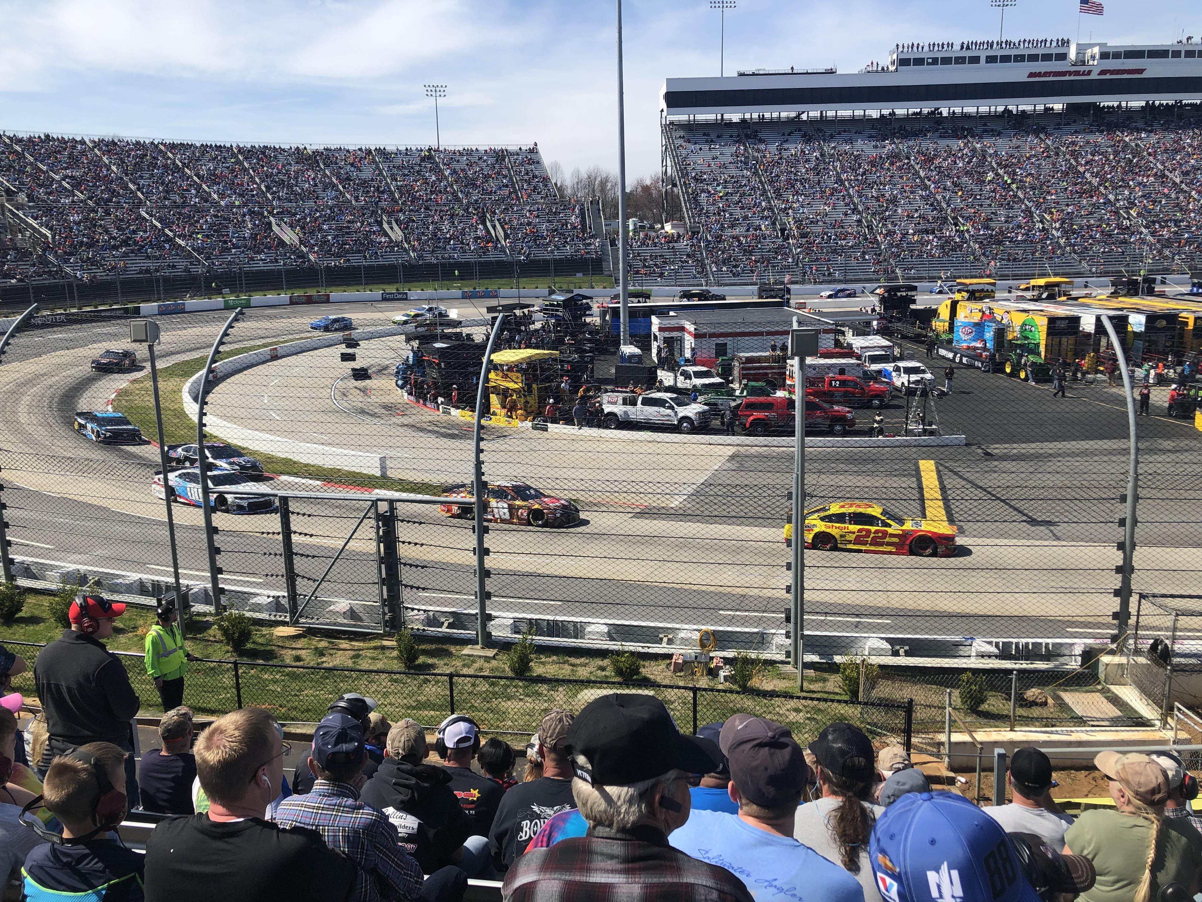 Pretty good race even from the cheap seats. r/NASCAR