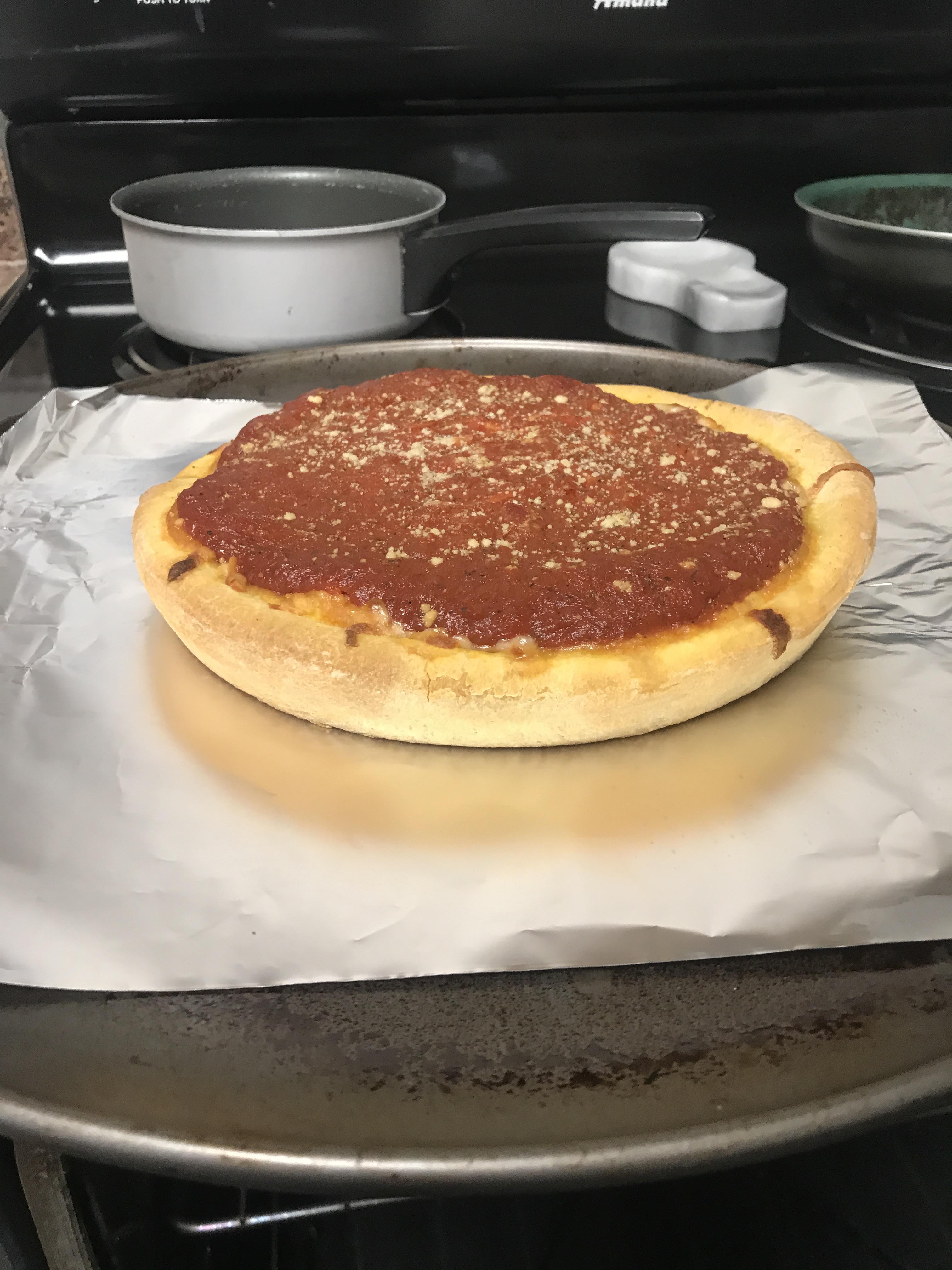 Just an FYI Aldi’s currently has Gino’s chicago style deep dish pizza