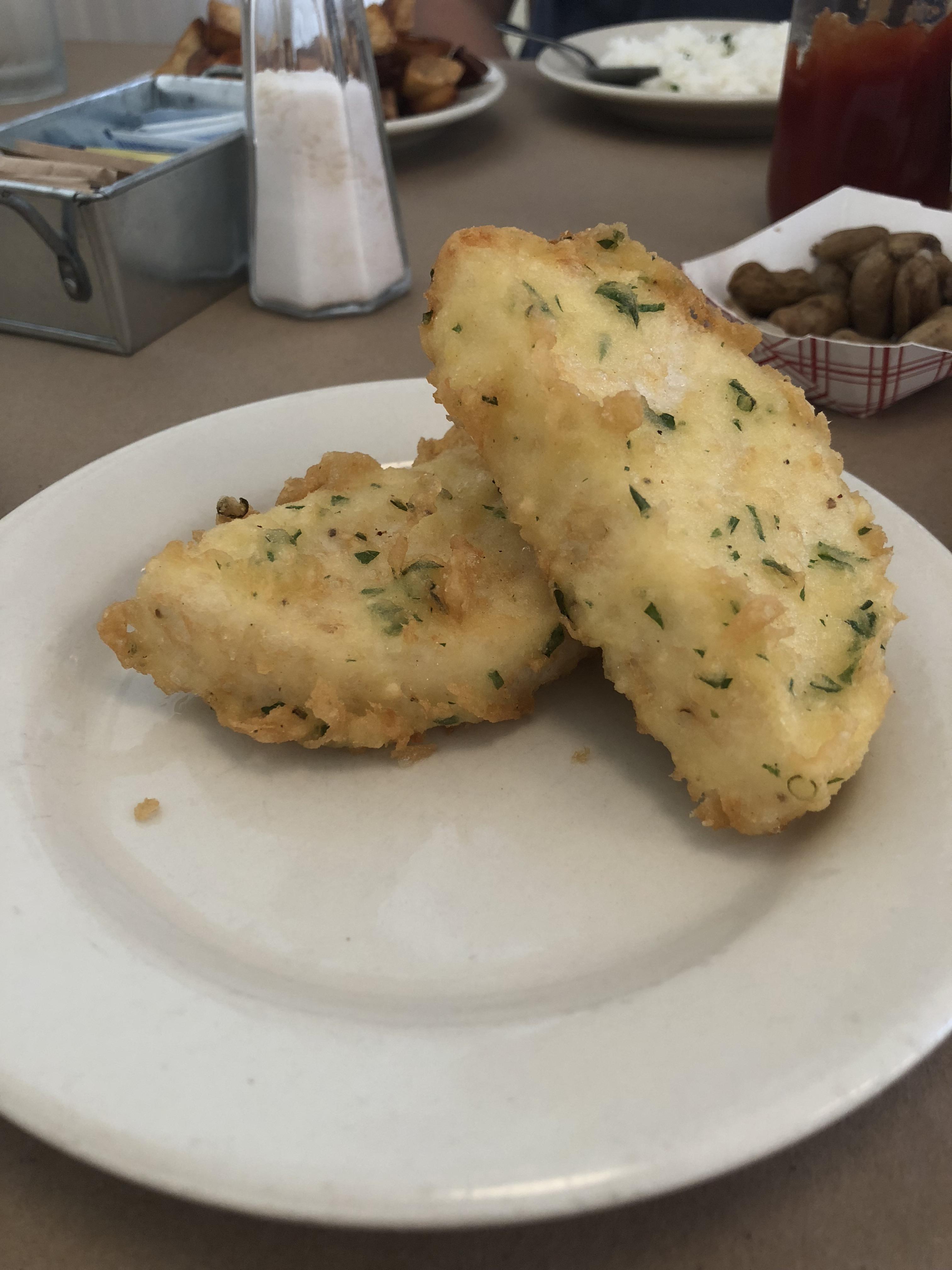 [I ate] Fried Cheese Grits r/food