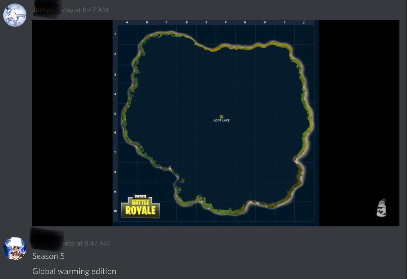 Season 5 Fortnite revealed memes