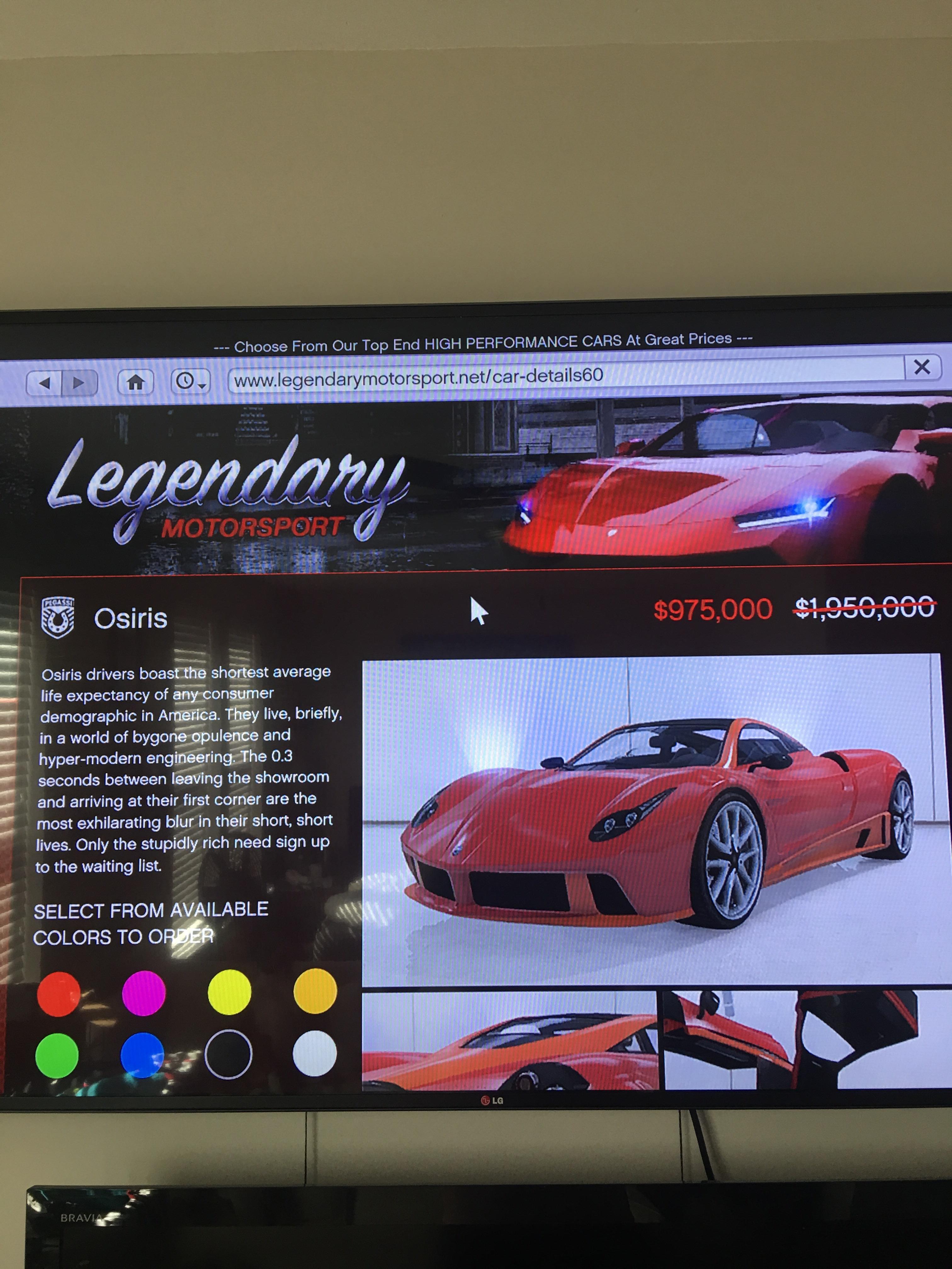 Legendary Motorsport targeted 50 discounts? r/GrandTheftAutoV
