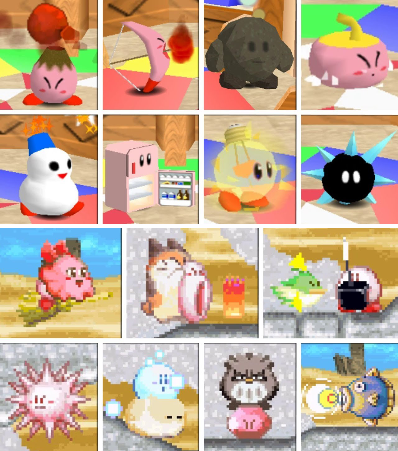 So what happened to combining Kirby's powers with other powers or
