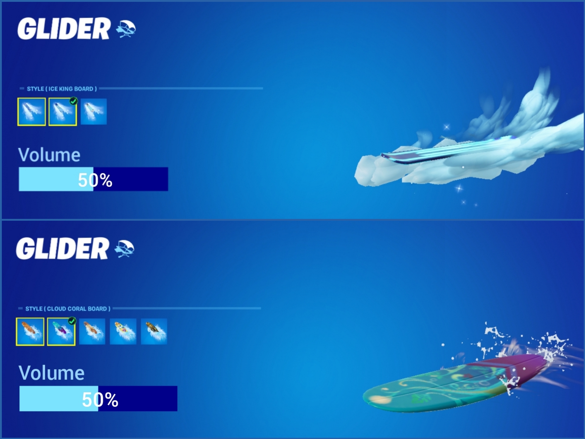 We should be able to lower the sound individual gliders make such as