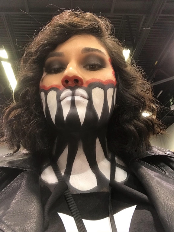 Demon Face Paint