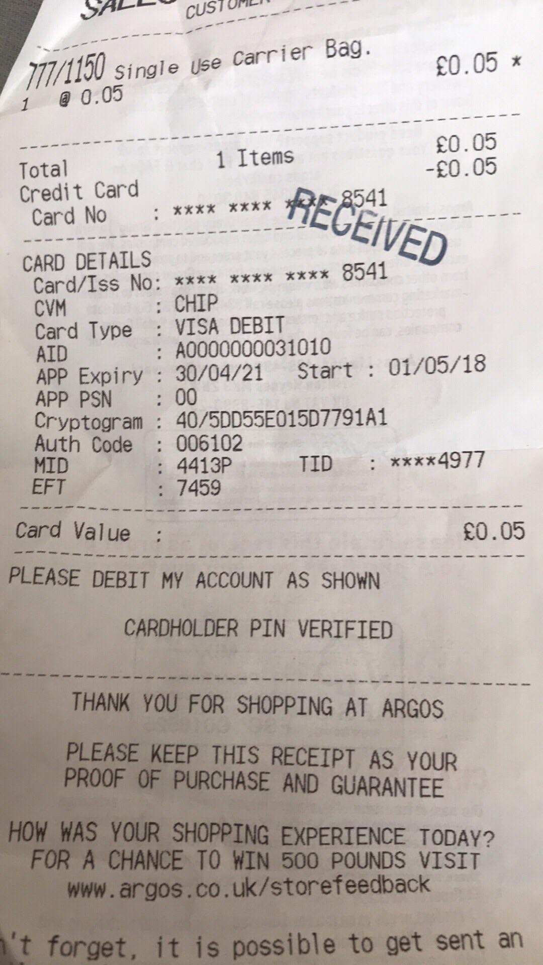 Argos Card Do You Need A Pin SOARGH