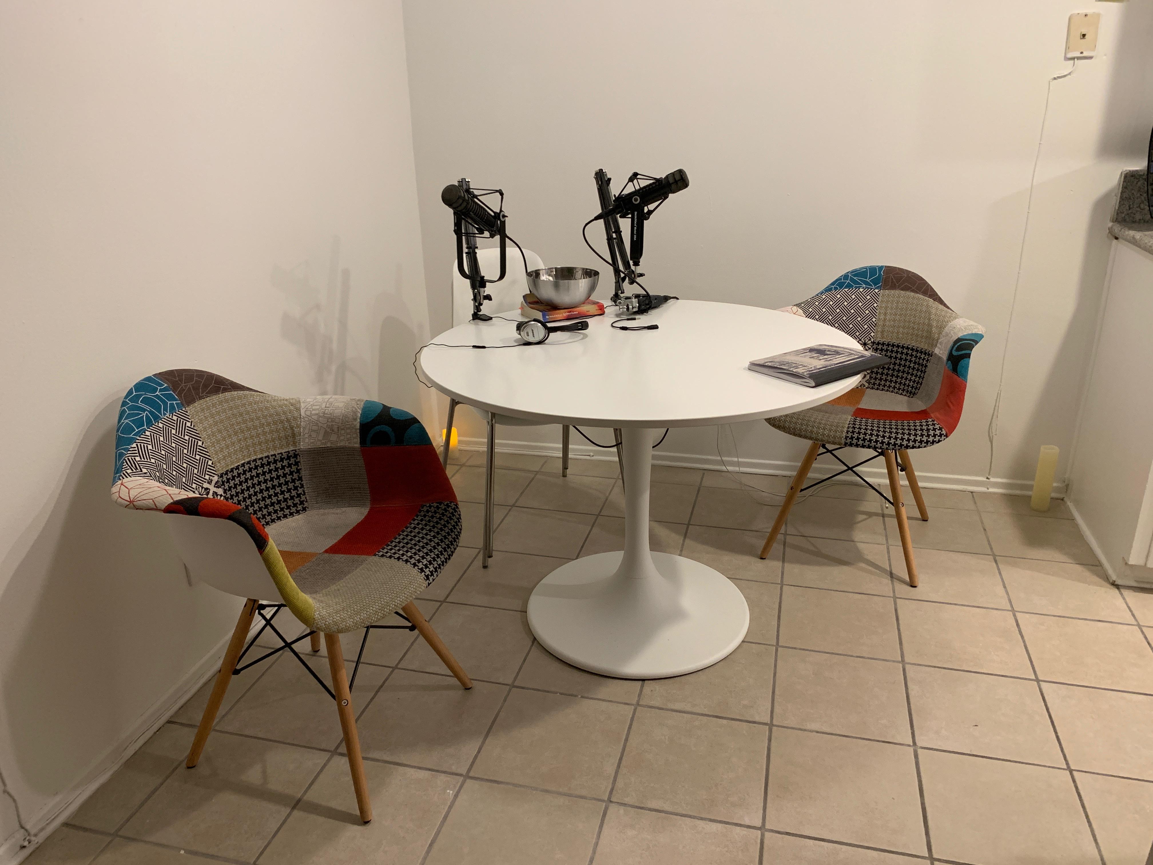 Finally living alone, turning my dining area into a recording studio