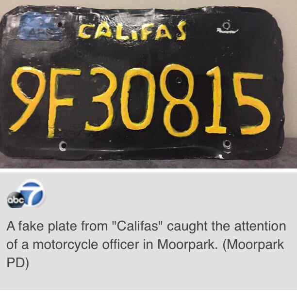 To make a fake license plate r/therewasanattempt