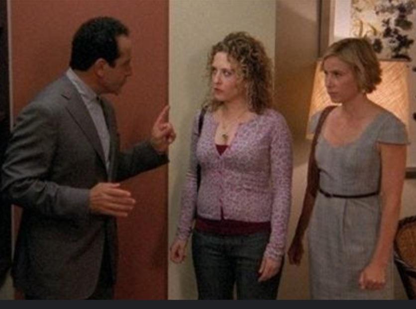 They really did Bitty Schram dirty with her wardrobe in her comeback