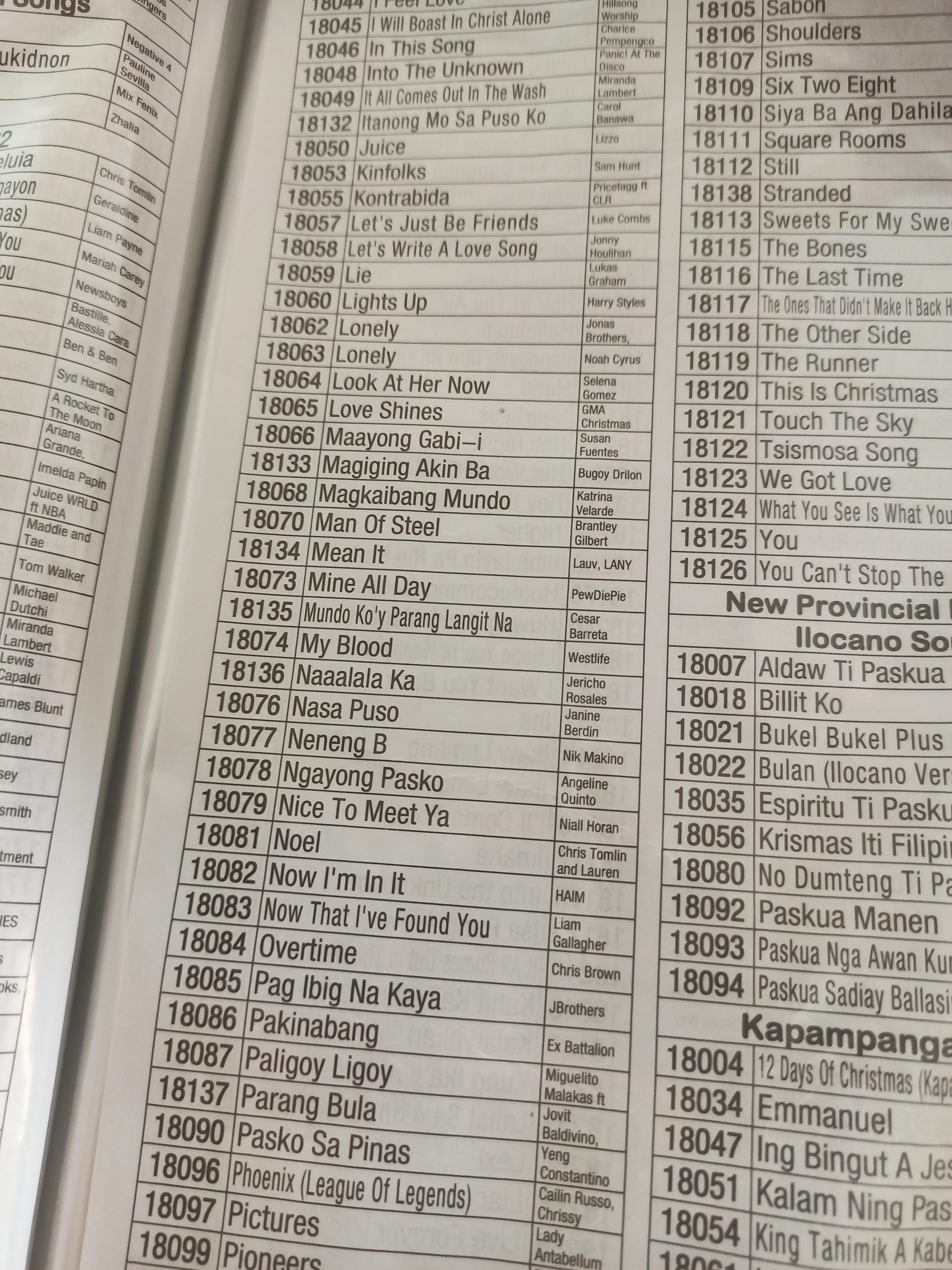 I found Now That I've Found You in a list of karaoke songs in the