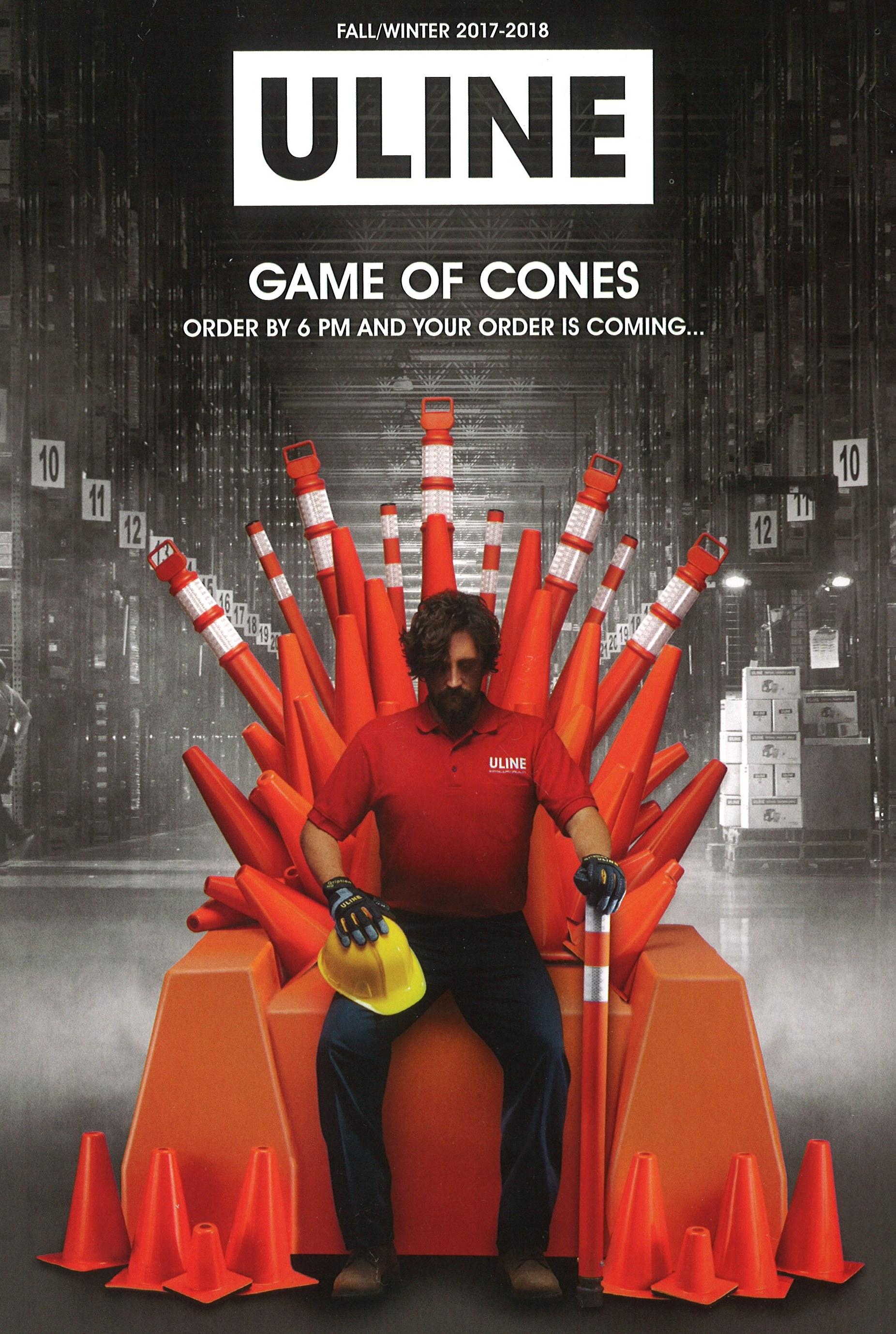 [NO SPOILERS] this Uline Catalog cover r/gameofthrones