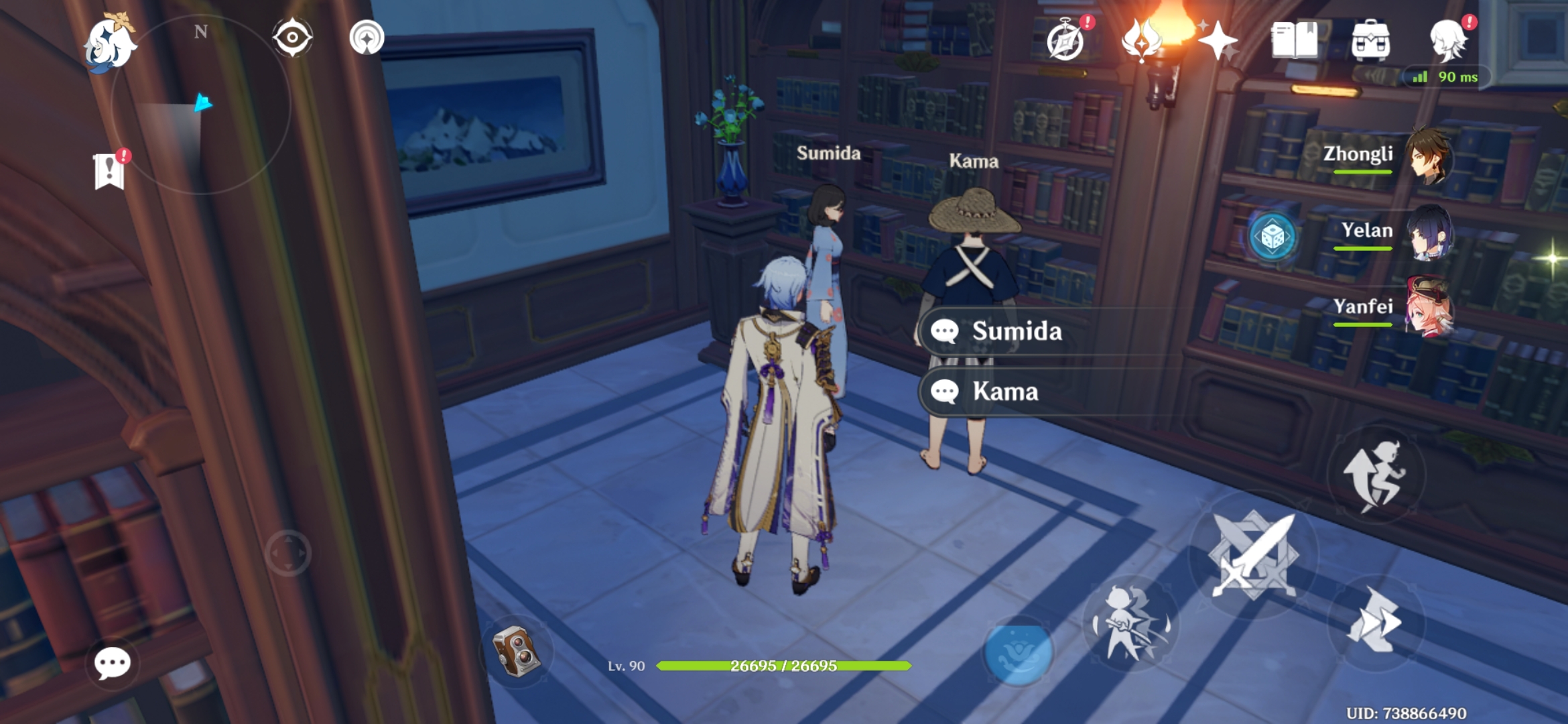 Look who I found in the library. r/Genshin_Impact