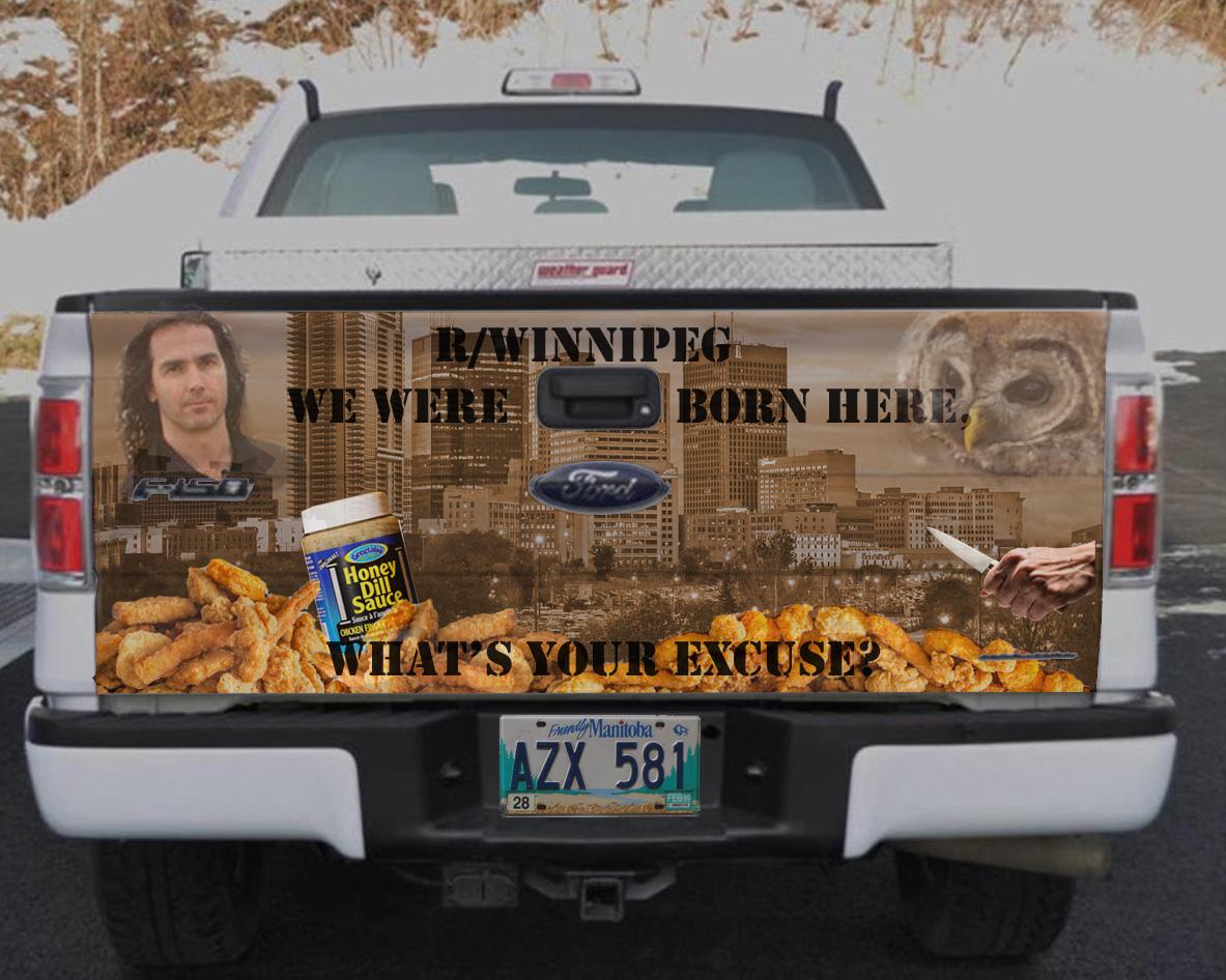 If I had a truck, my tailgate wrap would be something like... r/Winnipeg