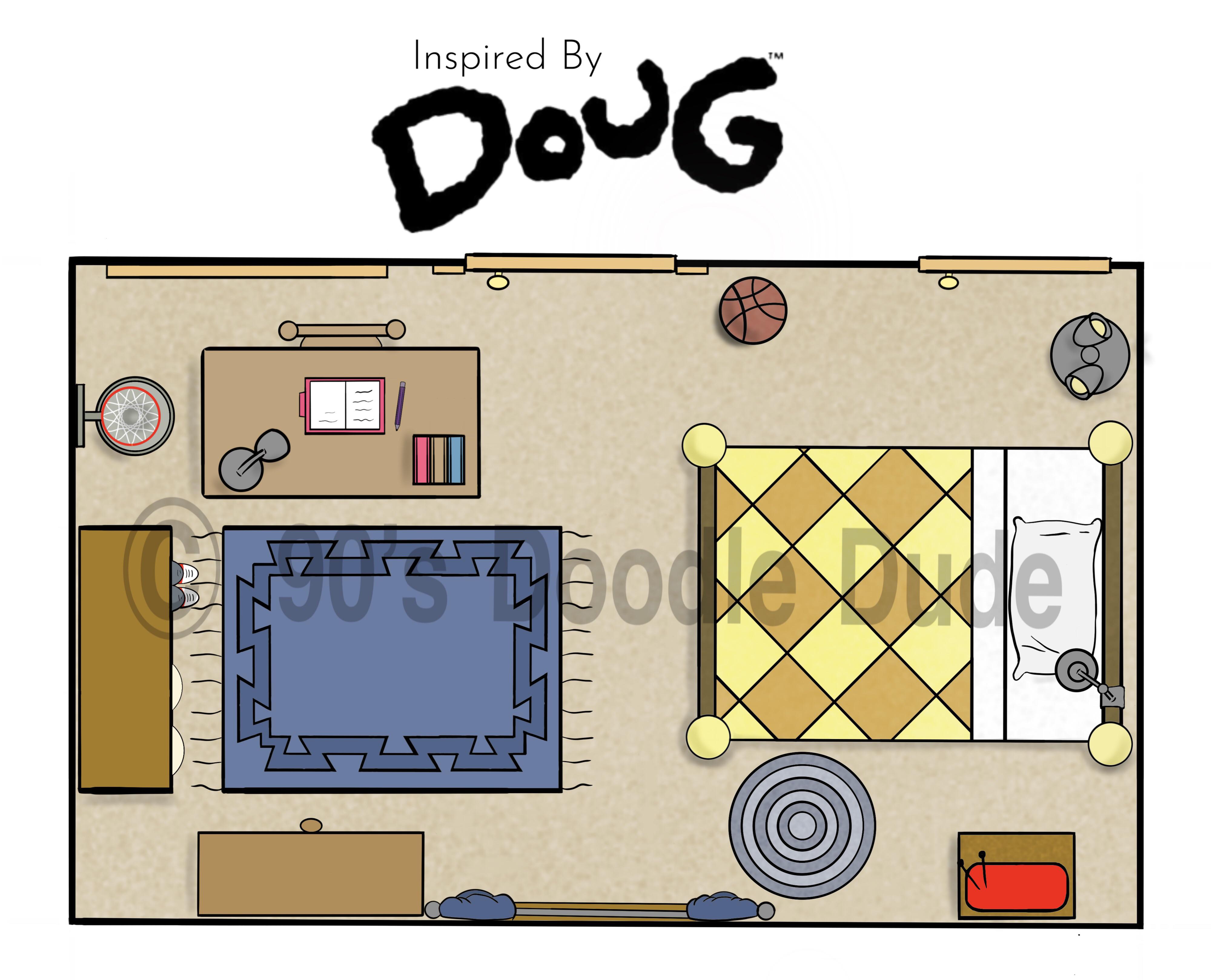 My Interpretation of Doug Funnie’s Bedroom r/nostalgia