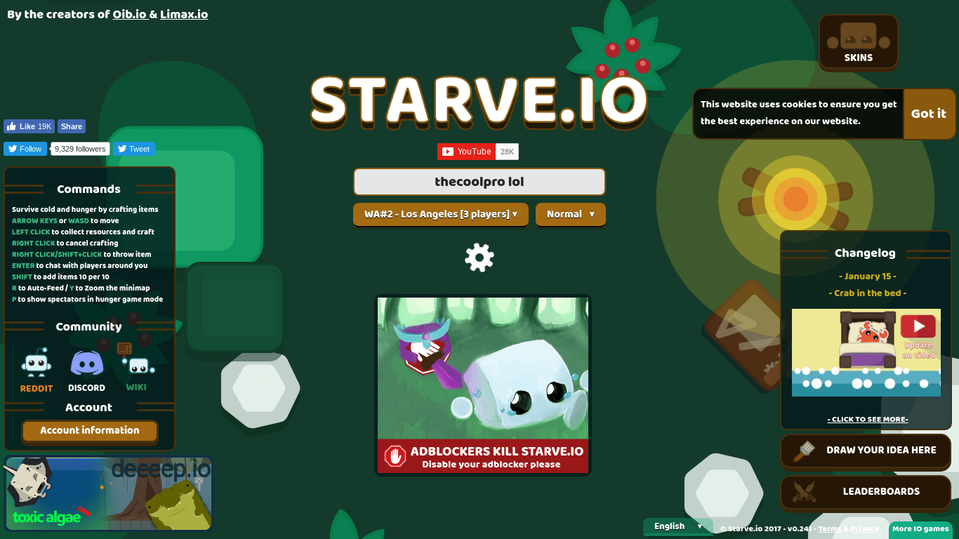 Wa#2 has been blocked along with #1 : r/starveio