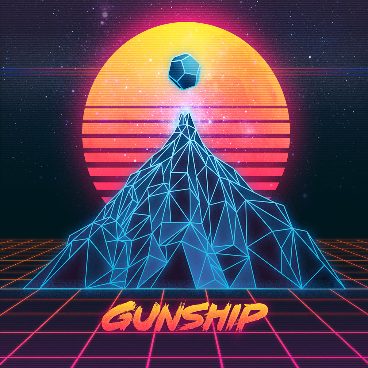 Gunship Album Art r/graphic_design