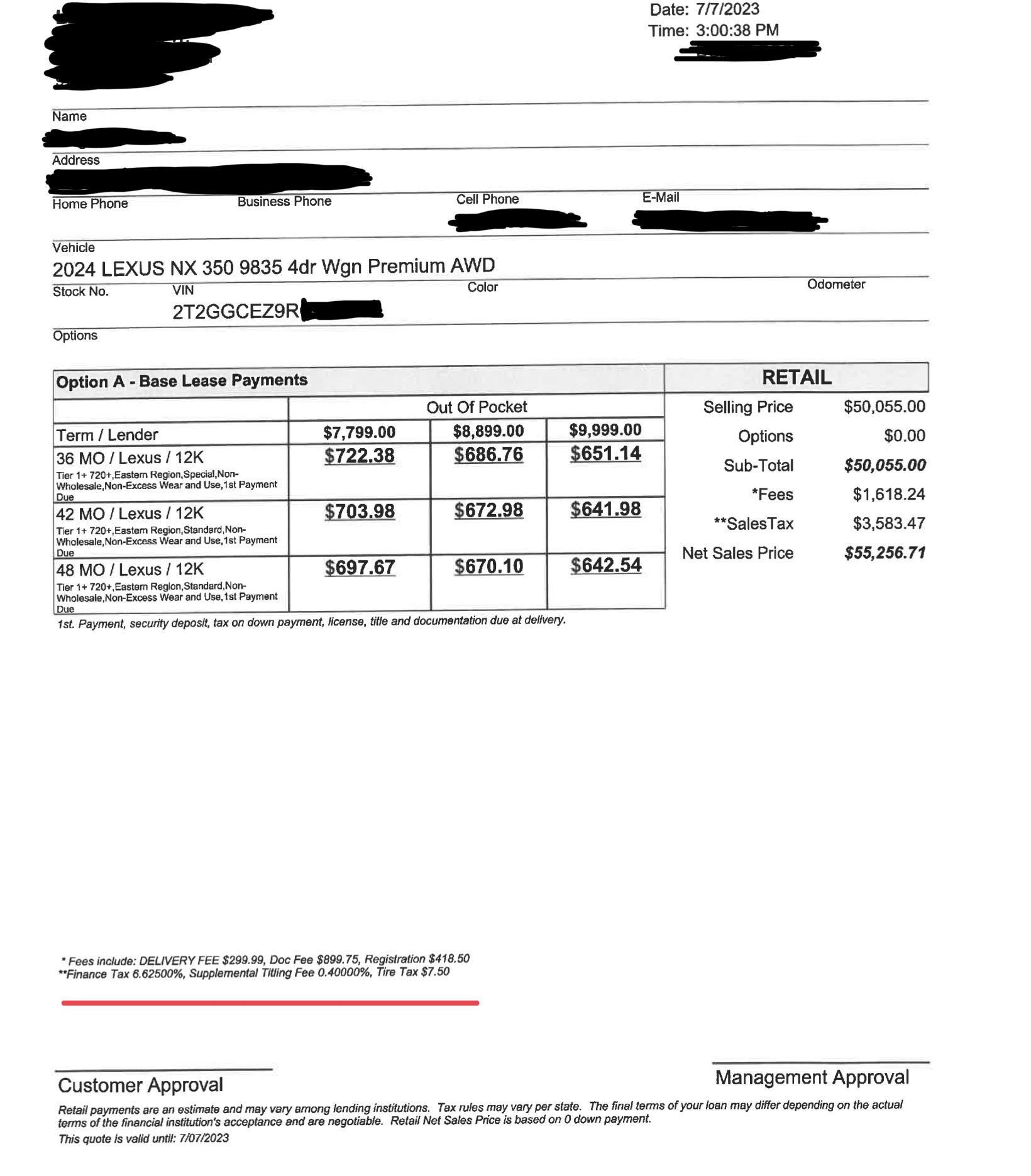 Salesman told me this is a really good deal. I think he moonlights as a