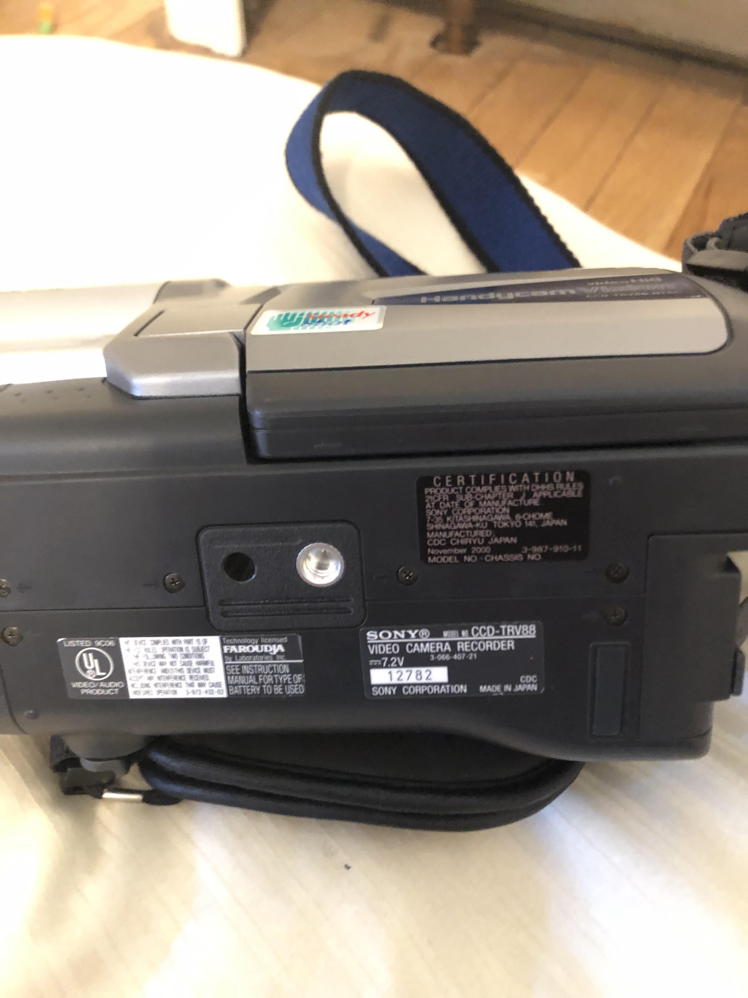 VHS tape to SVHS Camcorder camcorders