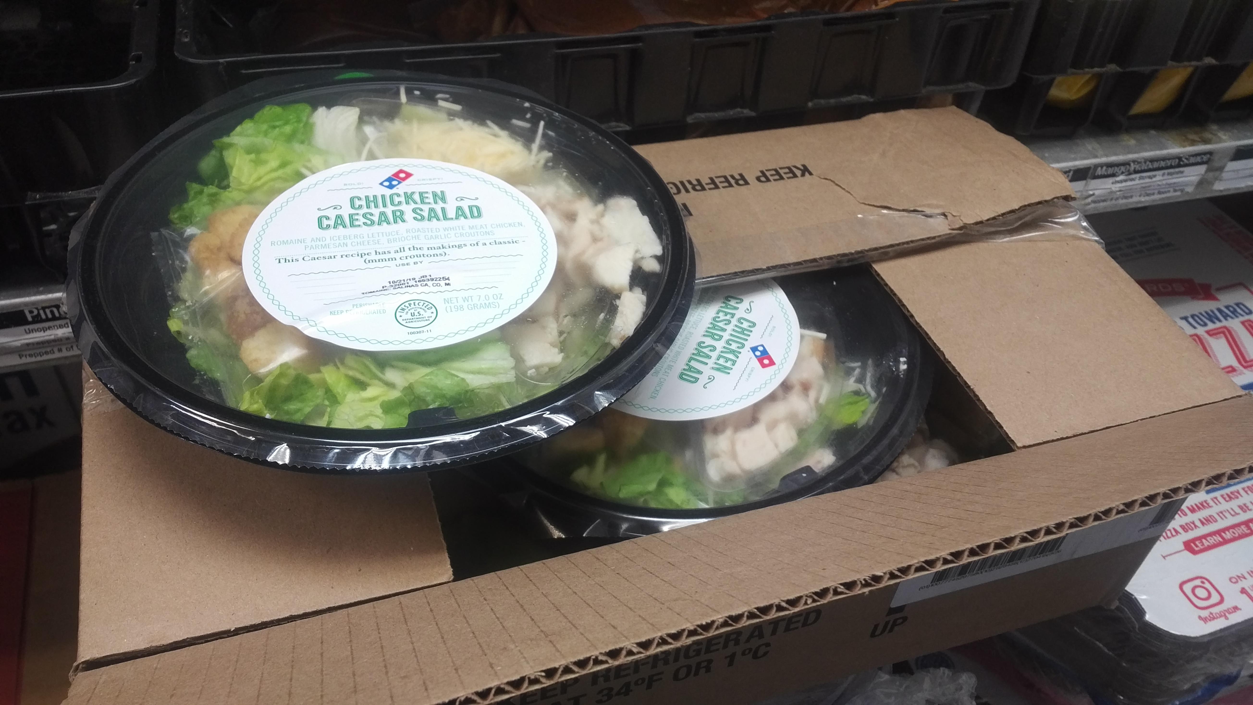 Damn, a whole case of expired salads. Guess im vegan for a week. r