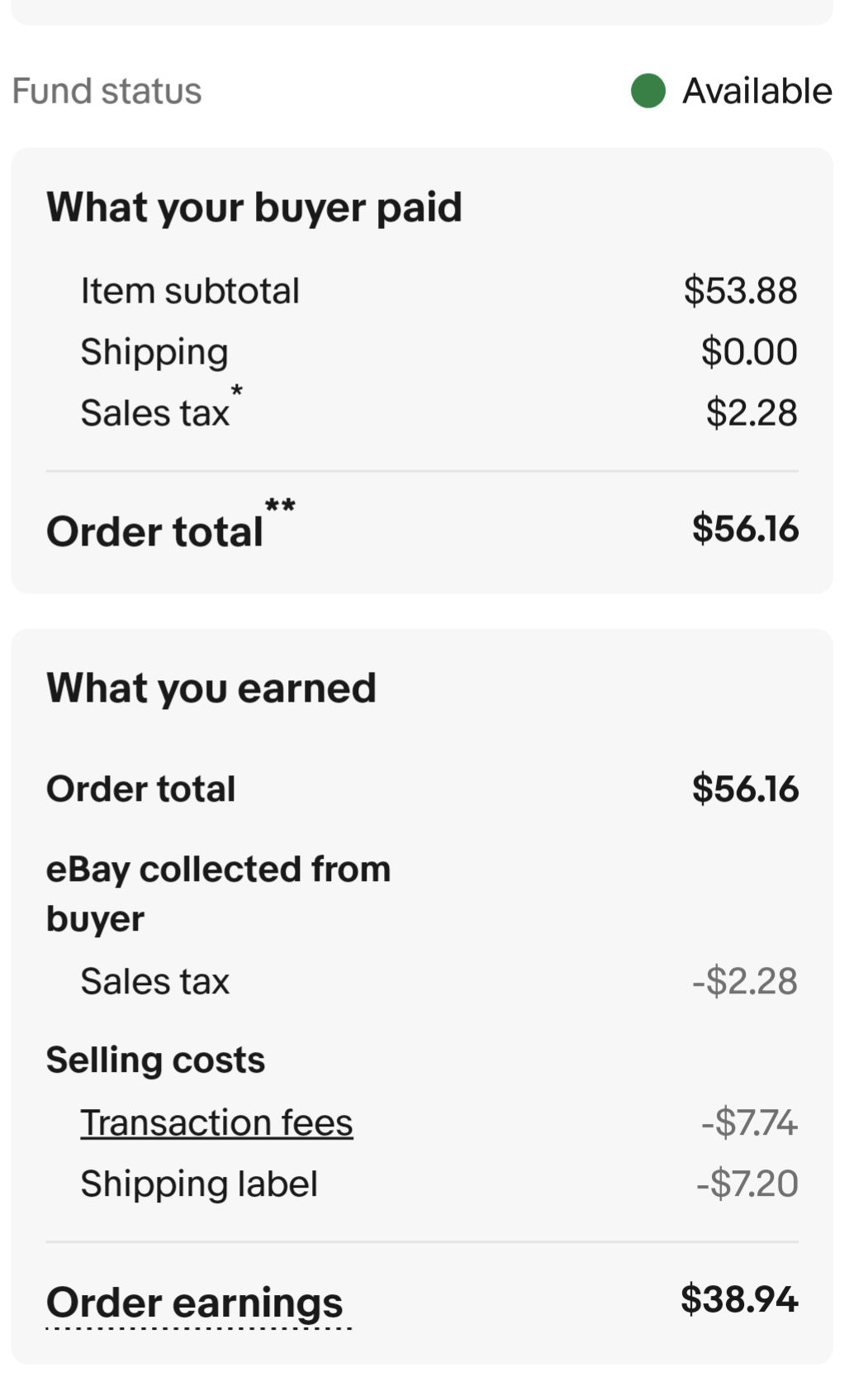 It seems that my fees are getting decreased... (which is GOOD) r/Ebay