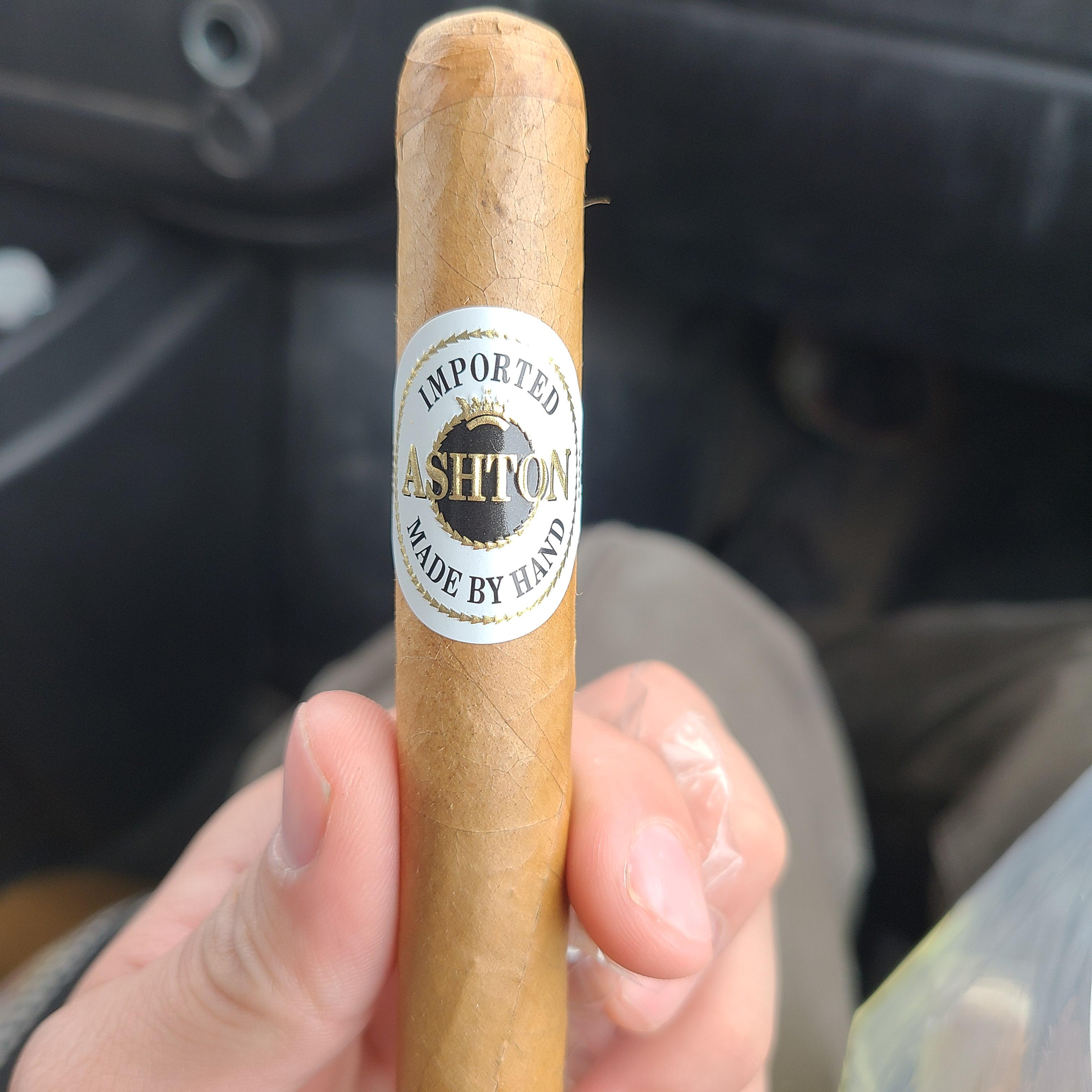My first cigar! a smooth Ashton Corona r/cigars