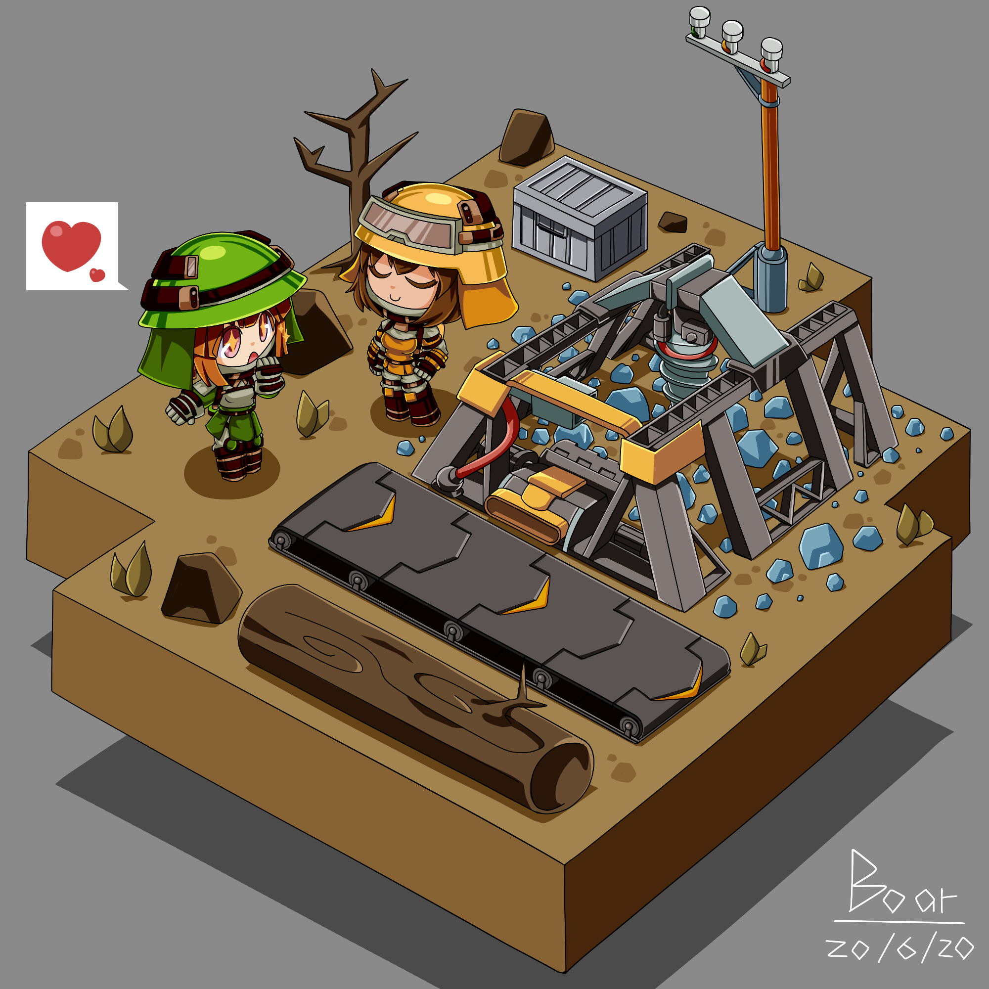 Mini new design mining drill r/factorio