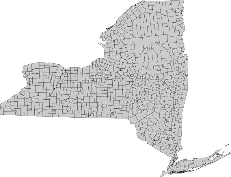 Municipalities of New York r/MapPorn