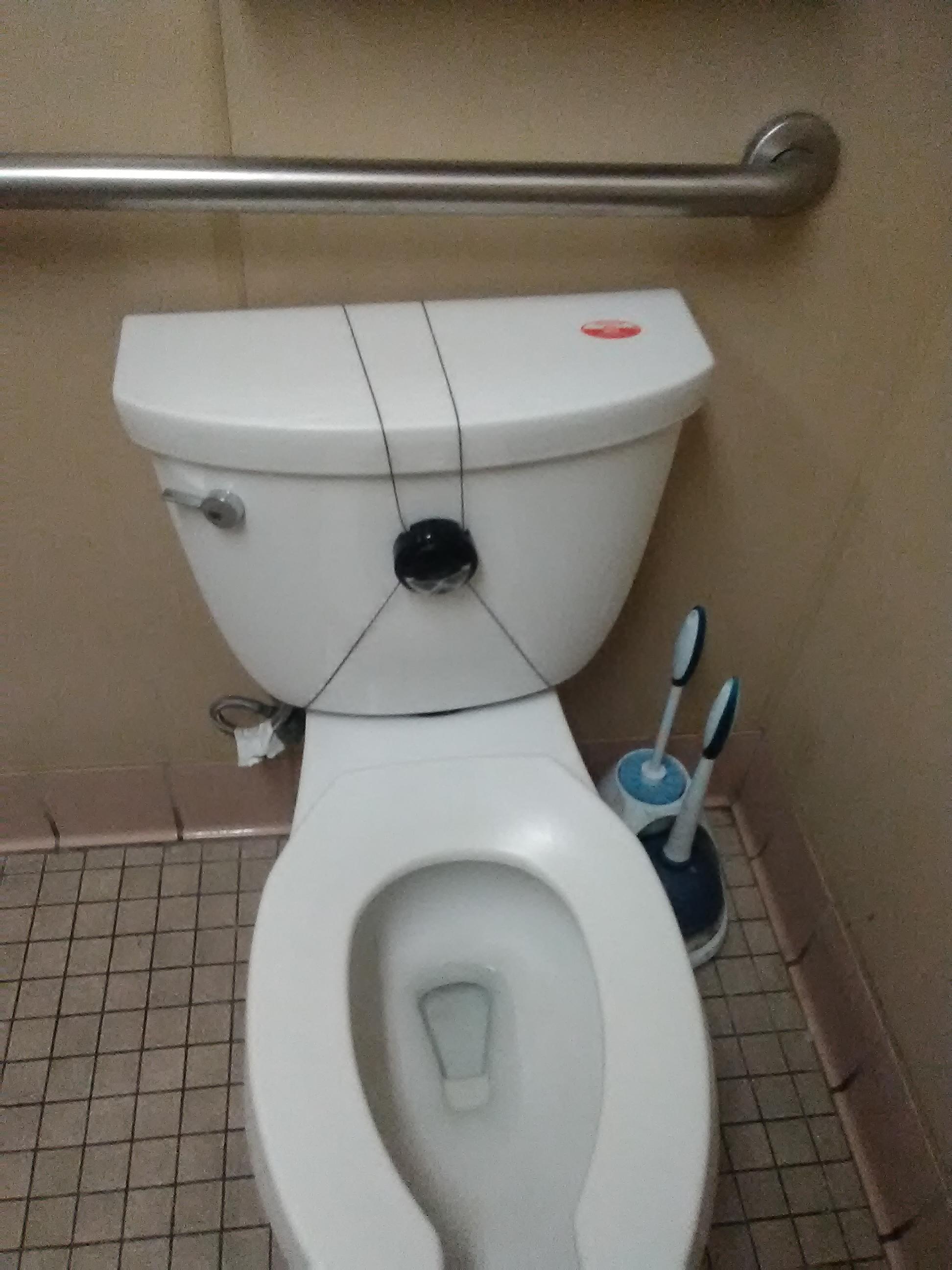 My plan on stealing the toilet at Walgreens was denied today r/funny