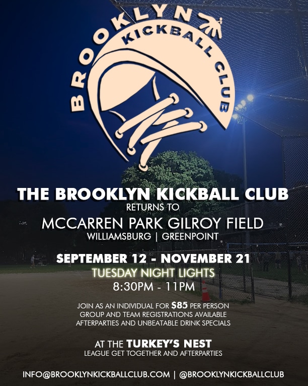 Kickball league Tuesdays in Mccarren! r/Greenpoint