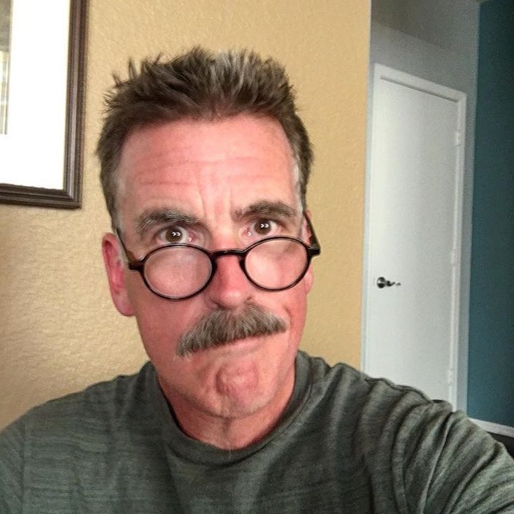 Drugstore reading glasses & stache r/Moustache