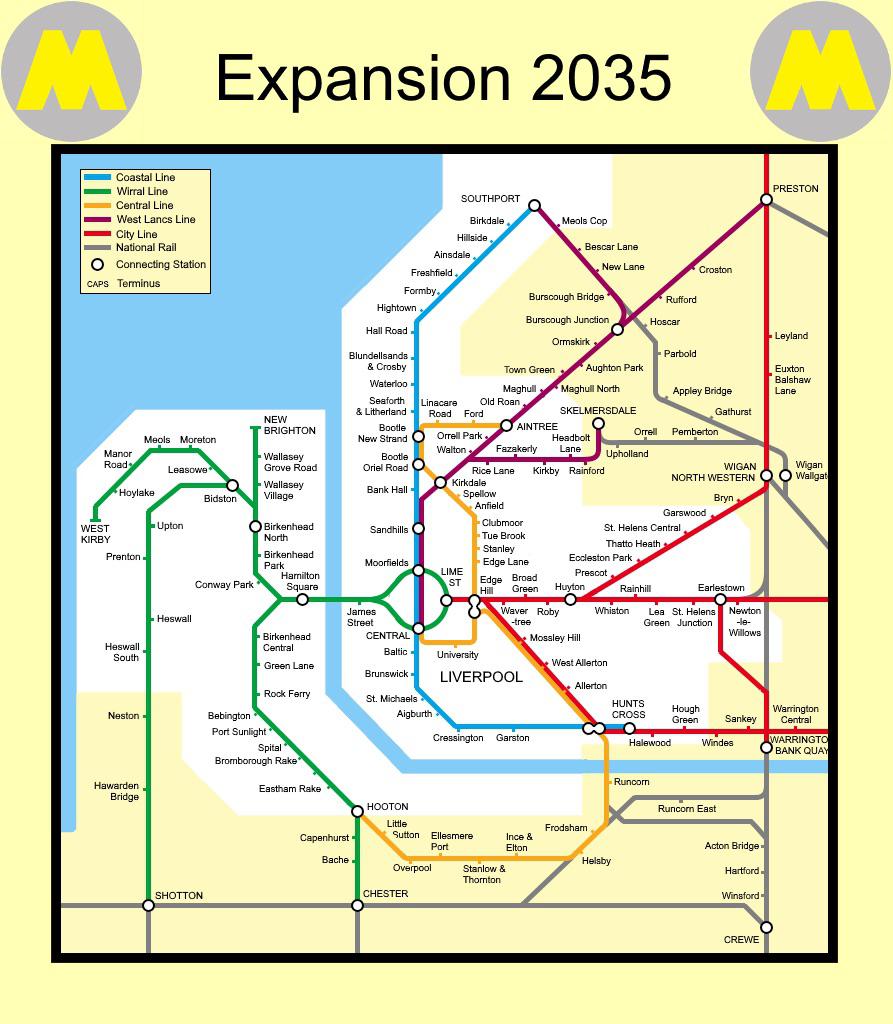 Merseyrail Expansion for 2035 Liverpool