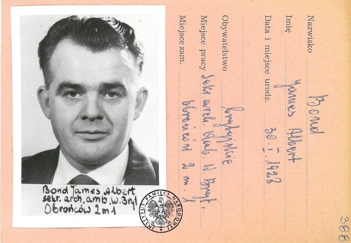 In 1964, James Albert Bond was sent to Warsaw to collect military