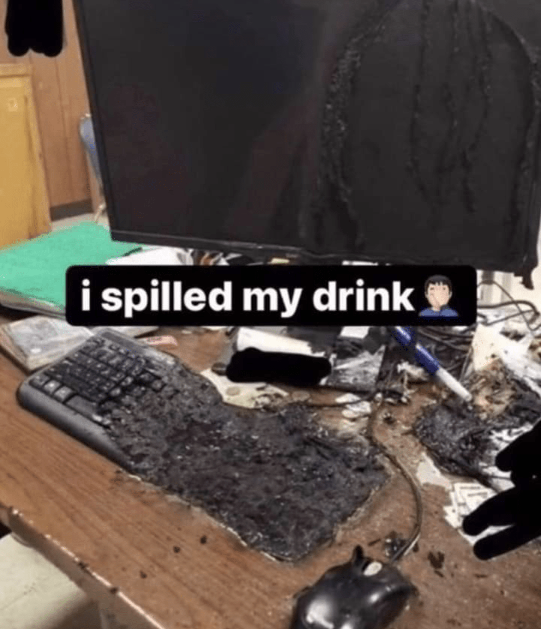 Damn bro, spilled my mcdonalds sprite r/memes