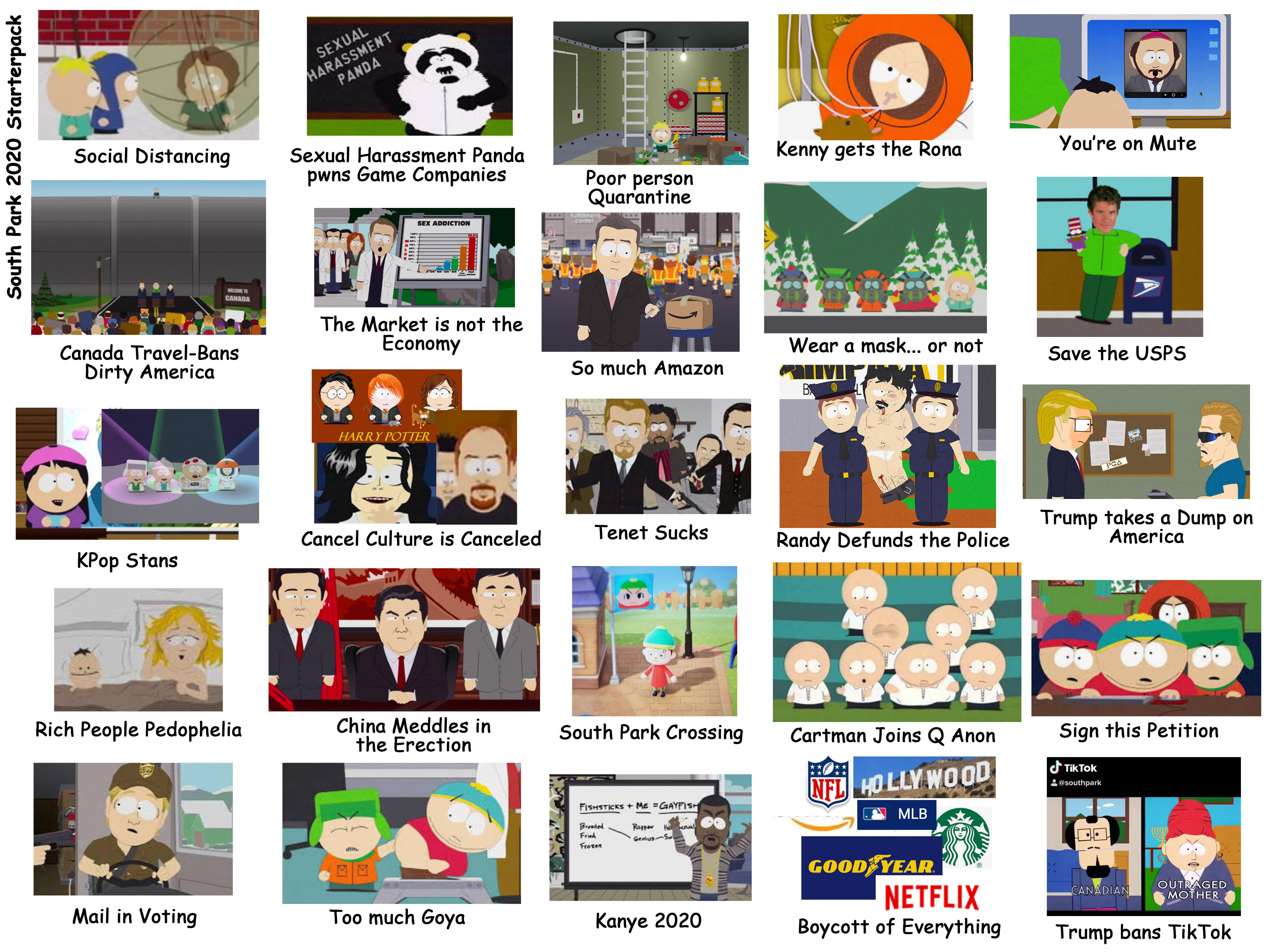 South Park 2020 Starterpack r/starterpacks