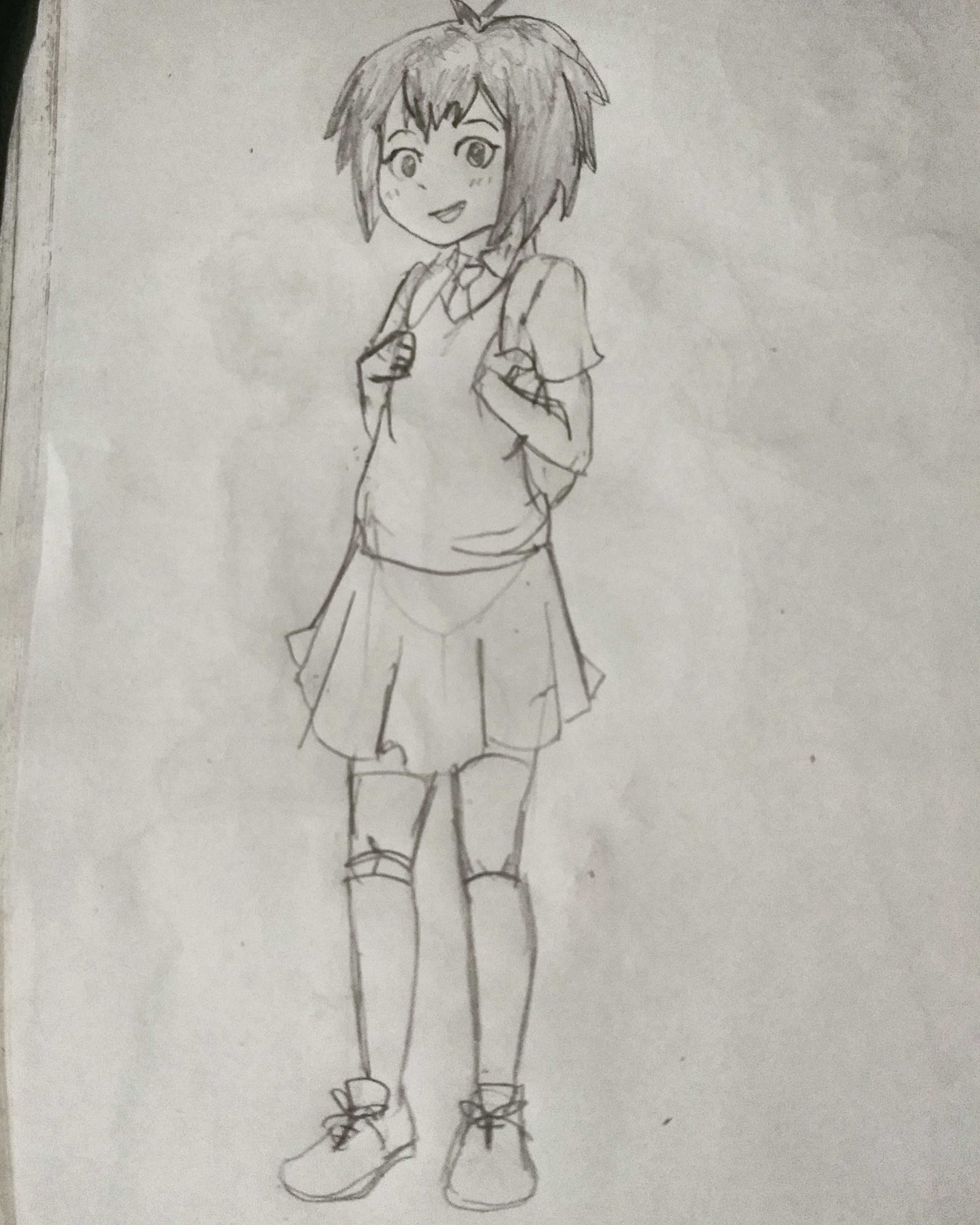 I tried drawing Peni Parker without reference last night PeniParker