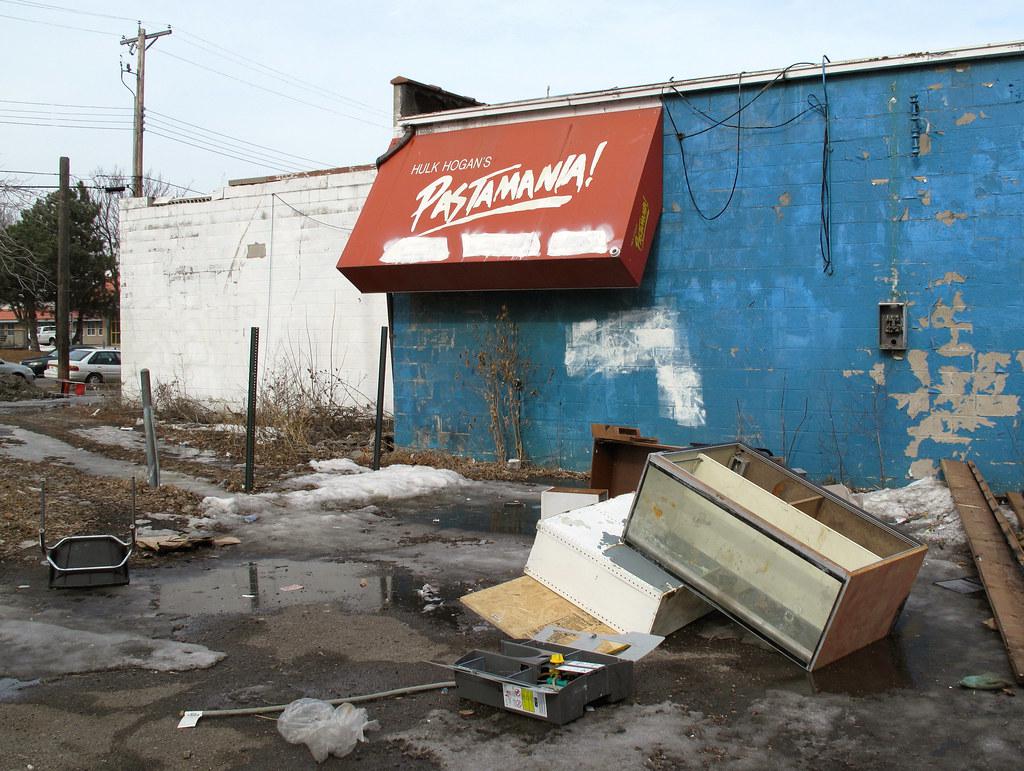 Apparently Hulk Hogan had a themed pasta restaurant in the Mall of